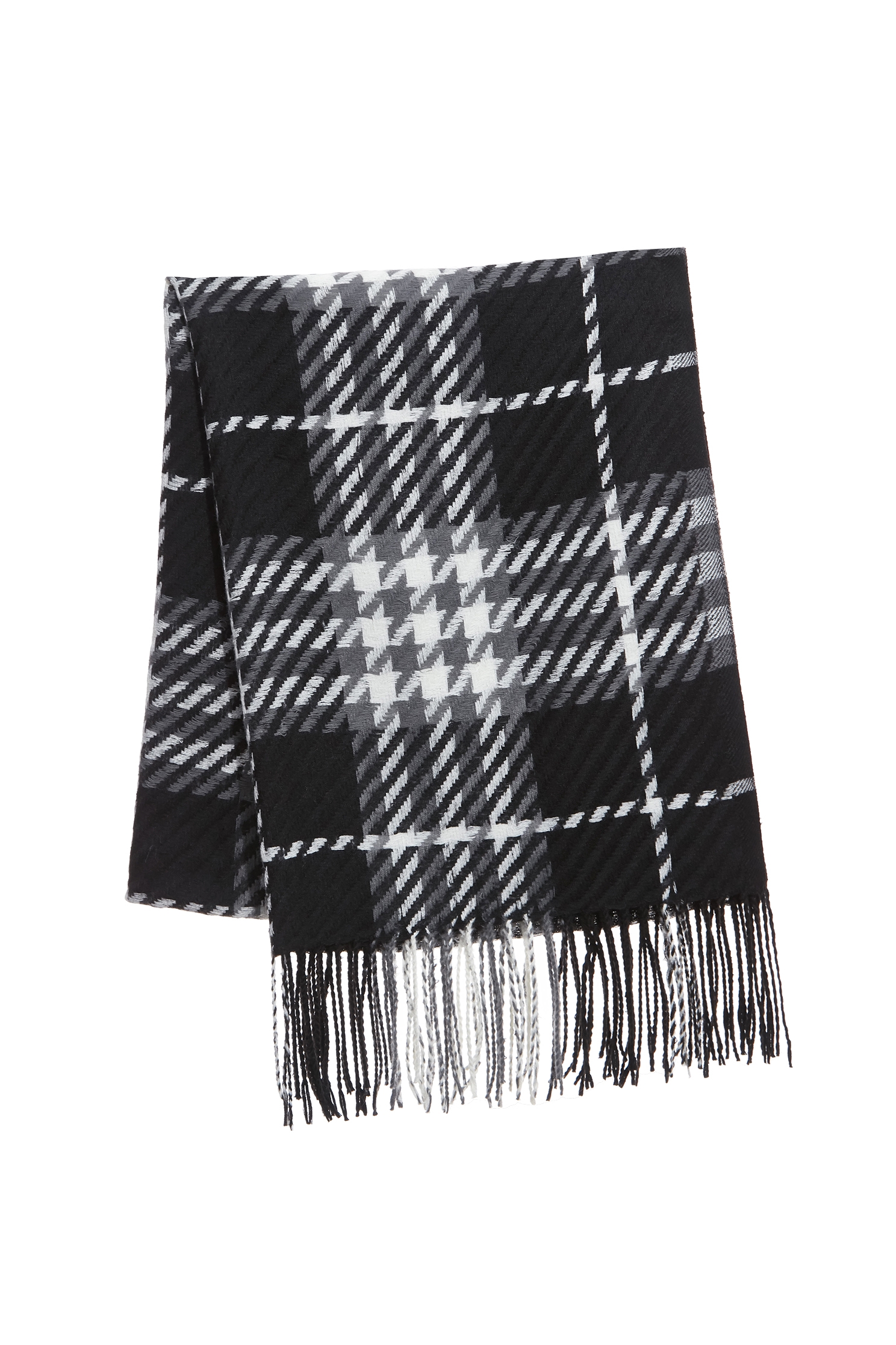 Classic Checkered ScarfClassic Checkered Scarf,Scarves,Plaid,Season (AW) Look,Knitted