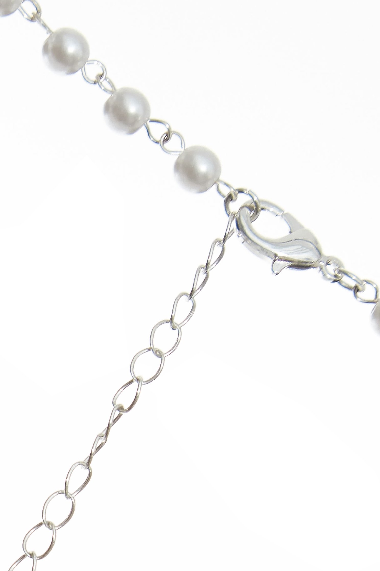 Bow Detail Pearl NecklaceBow Detail Pearl Necklace,pearl,Season (AW) Look,bows,Necklaces