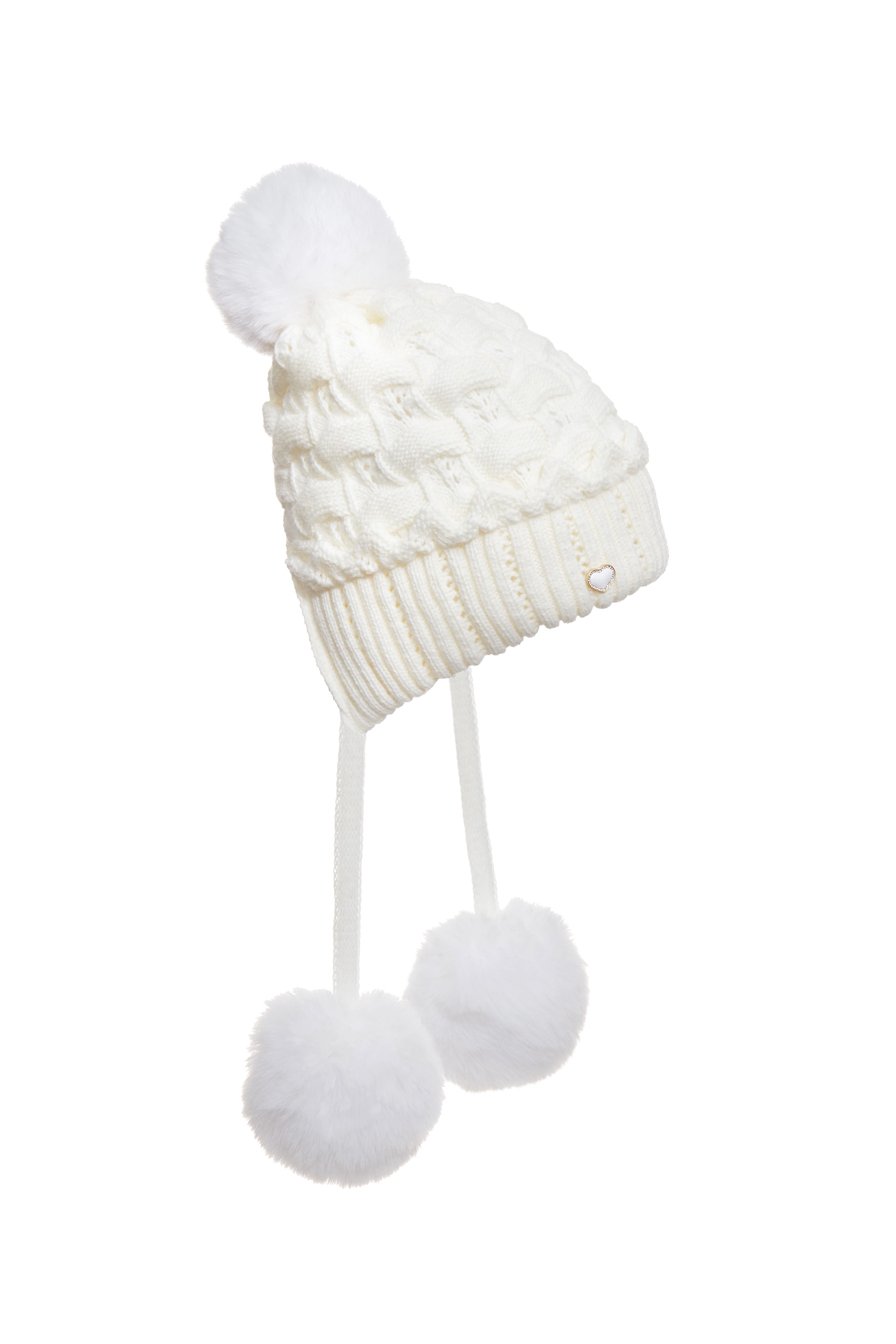Winter Knit Pom Pom HatWinter Knit Pom Pom Hat,Season (AW) Look,Knitted
