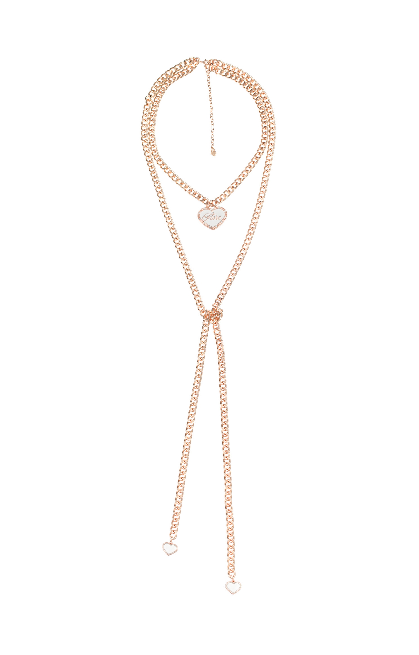 Heart Pandent Double Layer NecklaceHeart Pandent Double Layer Necklace,Season (SS) Look,Necklaces