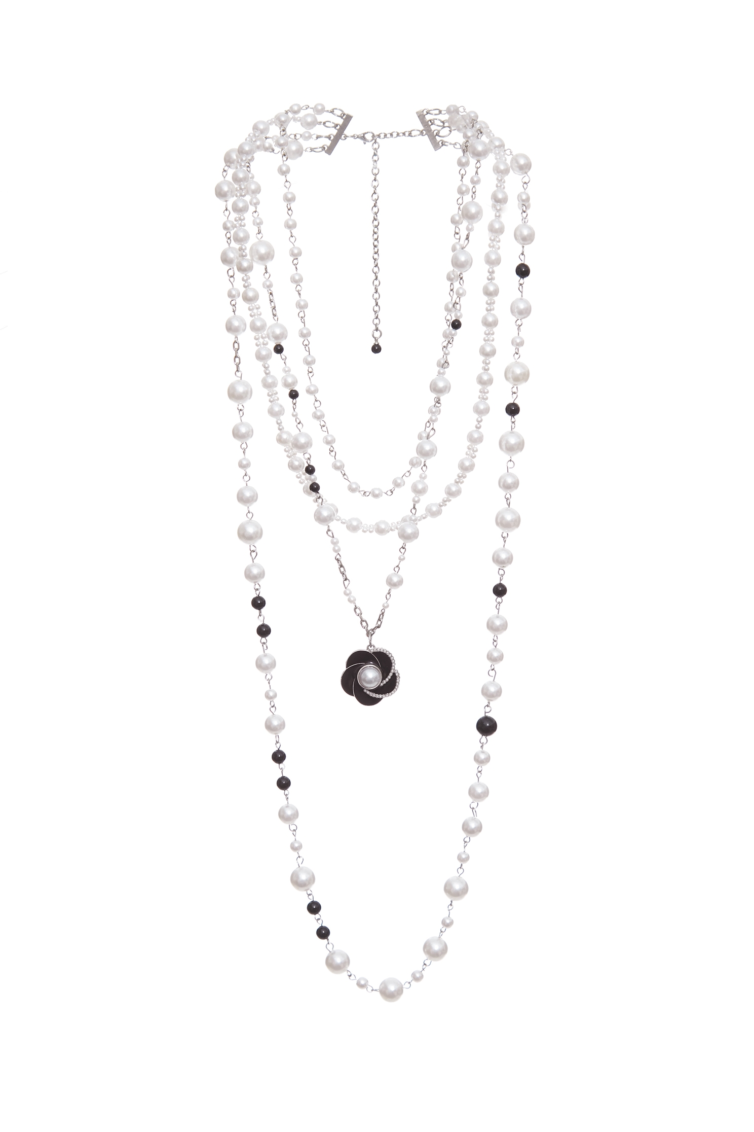 Classic Pearl Layered NecklaceClassic Pearl Layered Necklace,pearl,Season (AW) Look,Necklaces