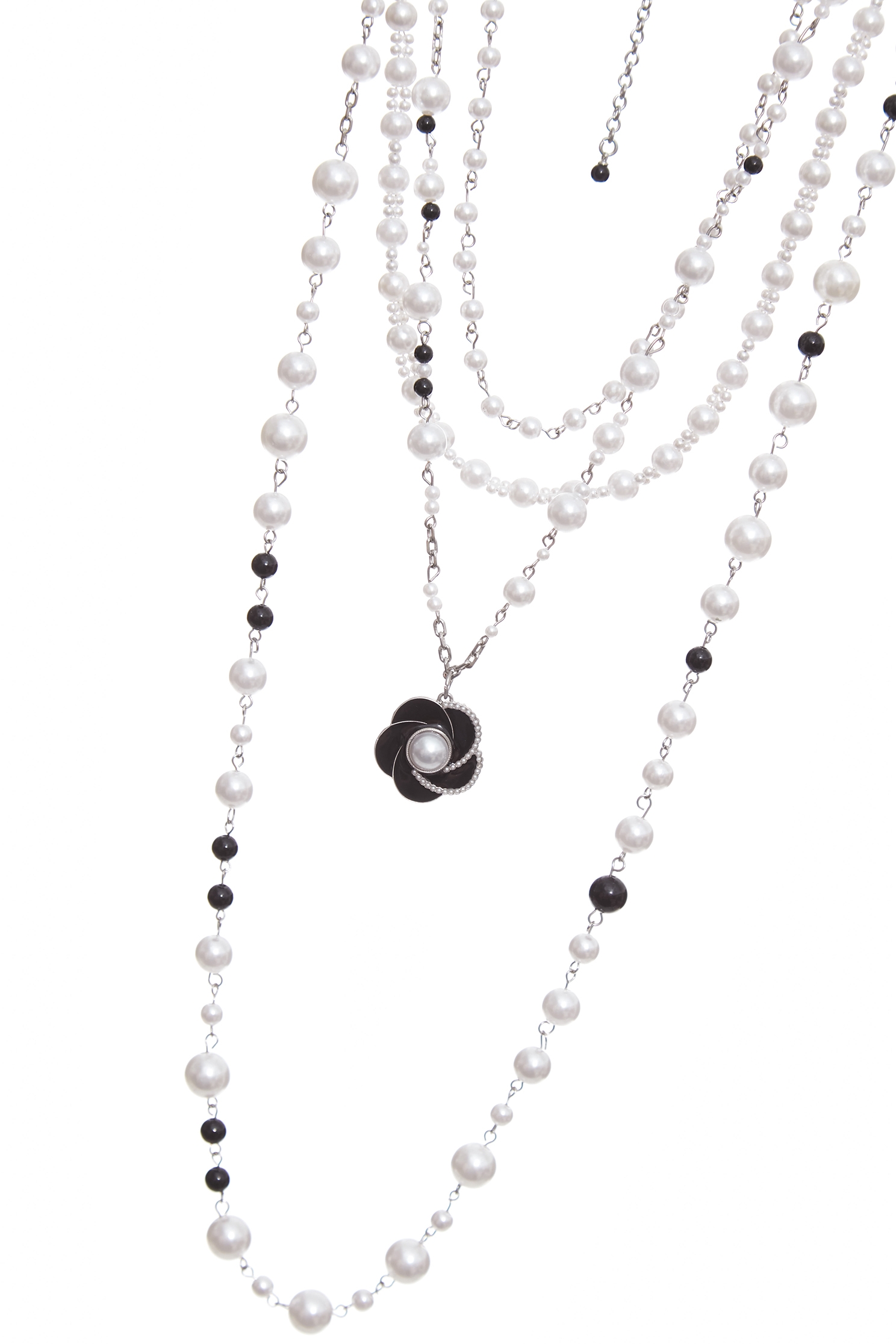Classic Pearl Layered NecklaceClassic Pearl Layered Necklace,pearl,Season (AW) Look,Necklaces