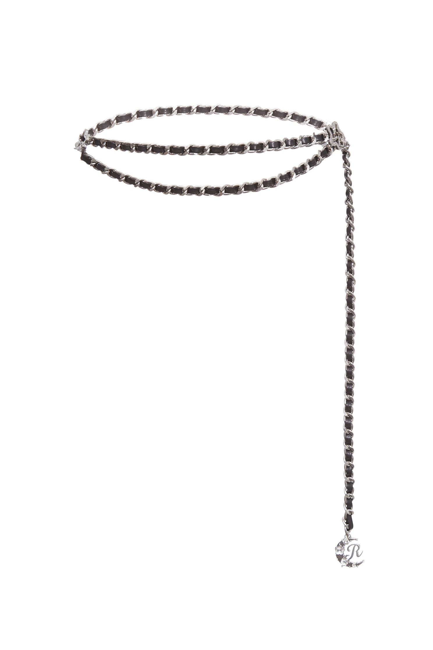 Braided  R Logo Charm BeltBraided  R Logo Charm Belt,Season (AW) Look