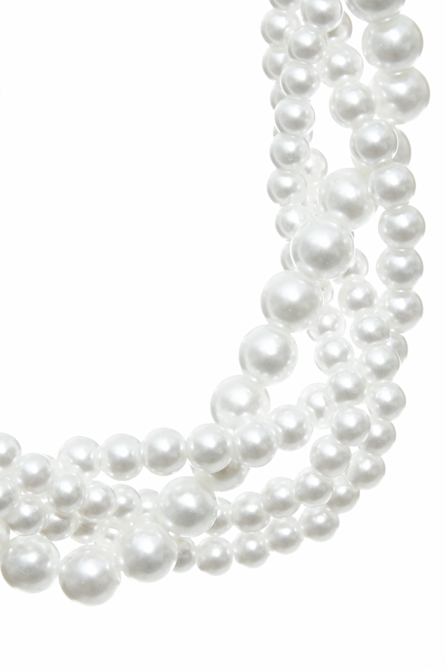 Layered Pearl NecklaceLayered Pearl Necklace,Season (SS) Look,pearl,Necklaces
