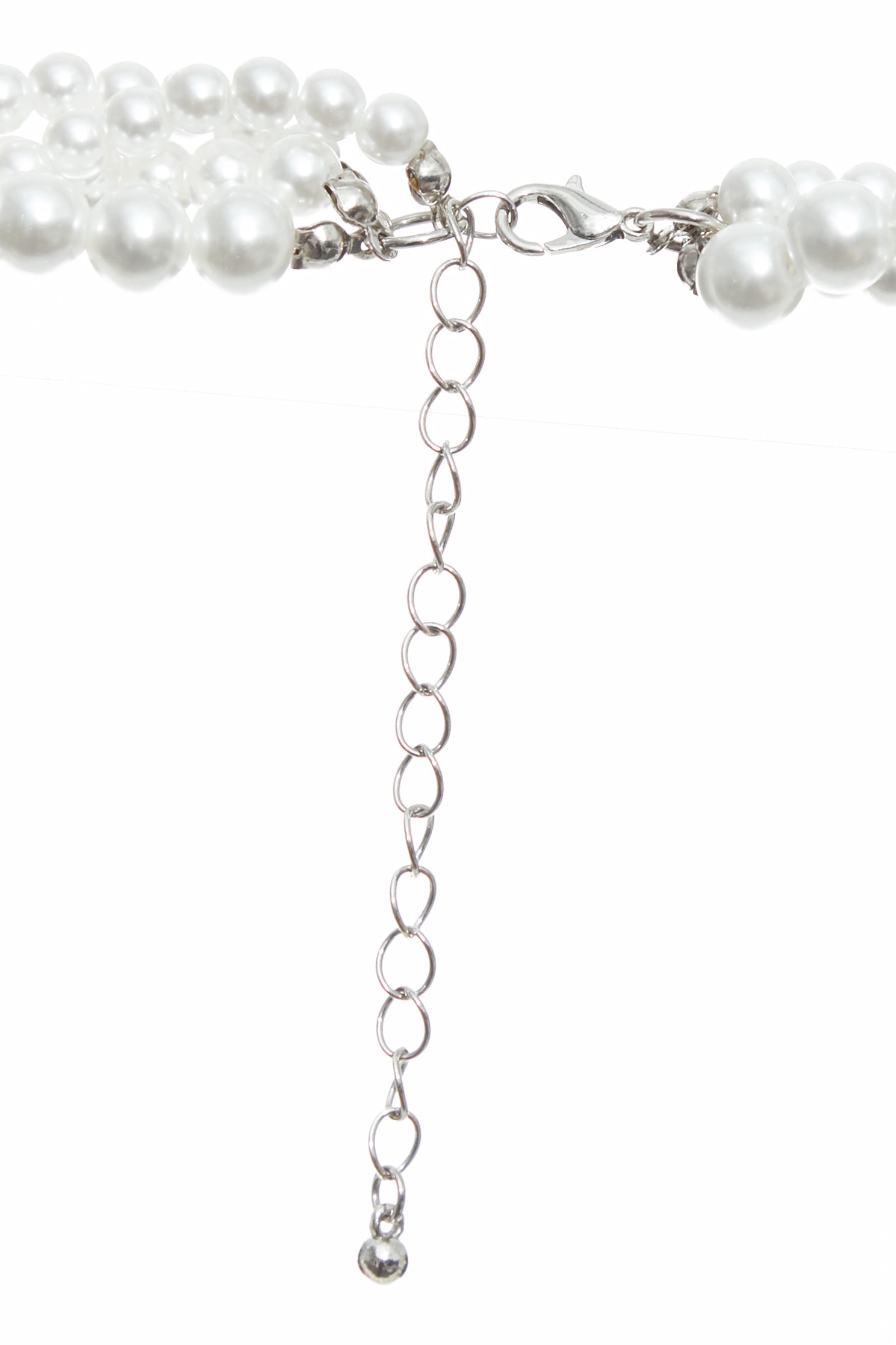 Layered Pearl NecklaceLayered Pearl Necklace,Season (SS) Look,pearl,Necklaces
