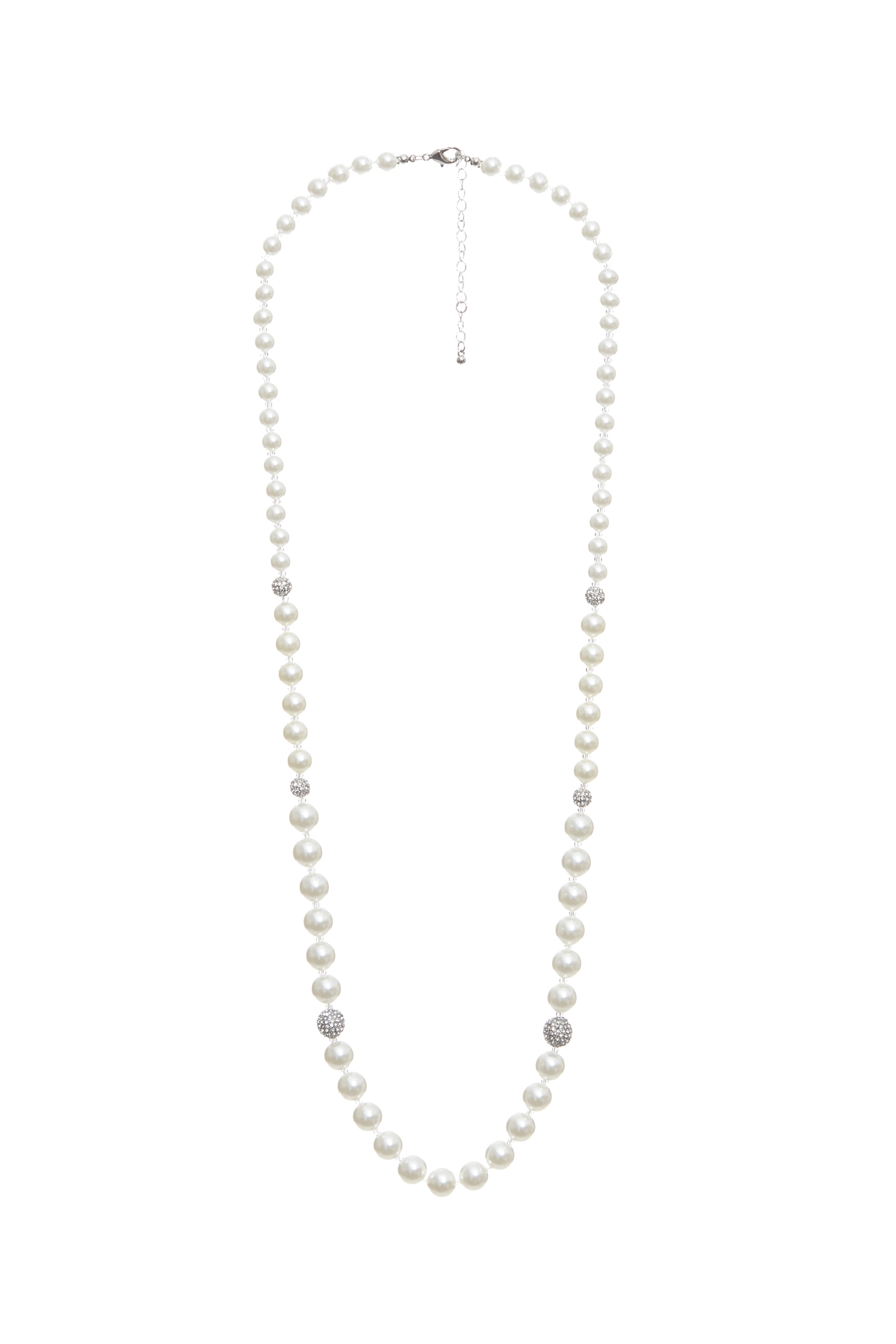 Minimalist Long Pearl NecklaceMinimalist Long Pearl Necklace,Season (SS) Look,pearl,Necklaces