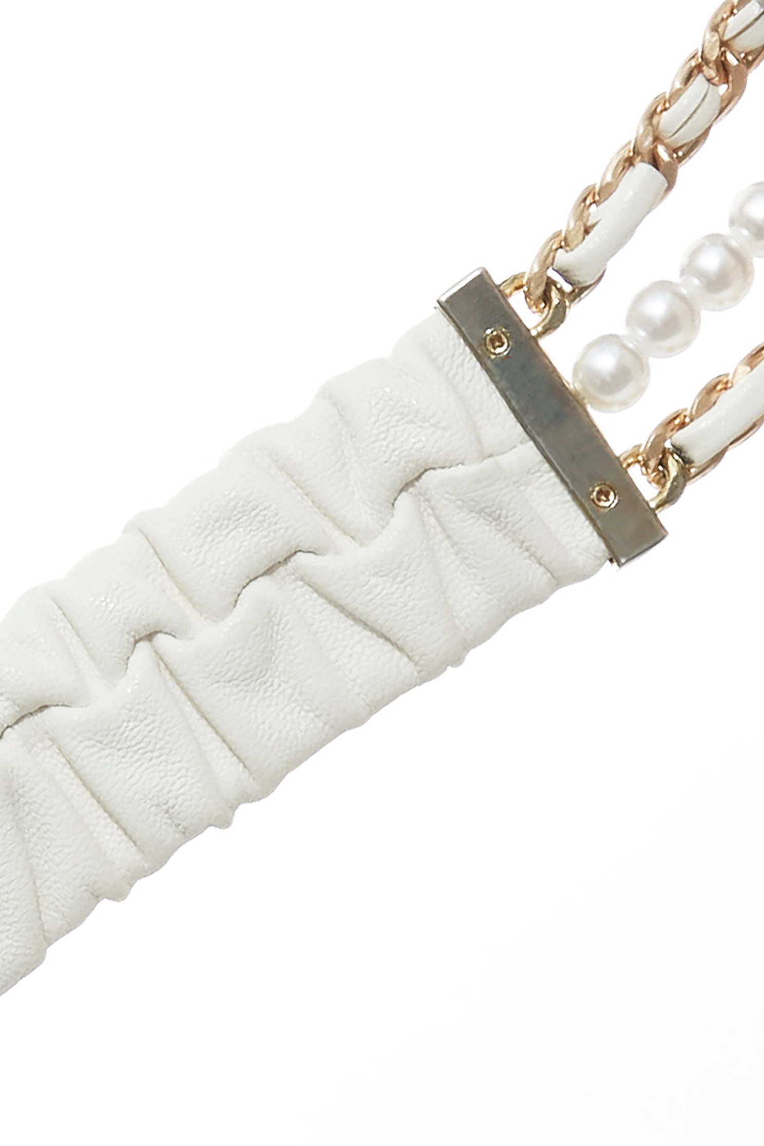 Heart Shape Hardware Half Elastic BeltHeart Shape Hardware Half Elastic Belt,Season (SS) Look,pearl,Belts