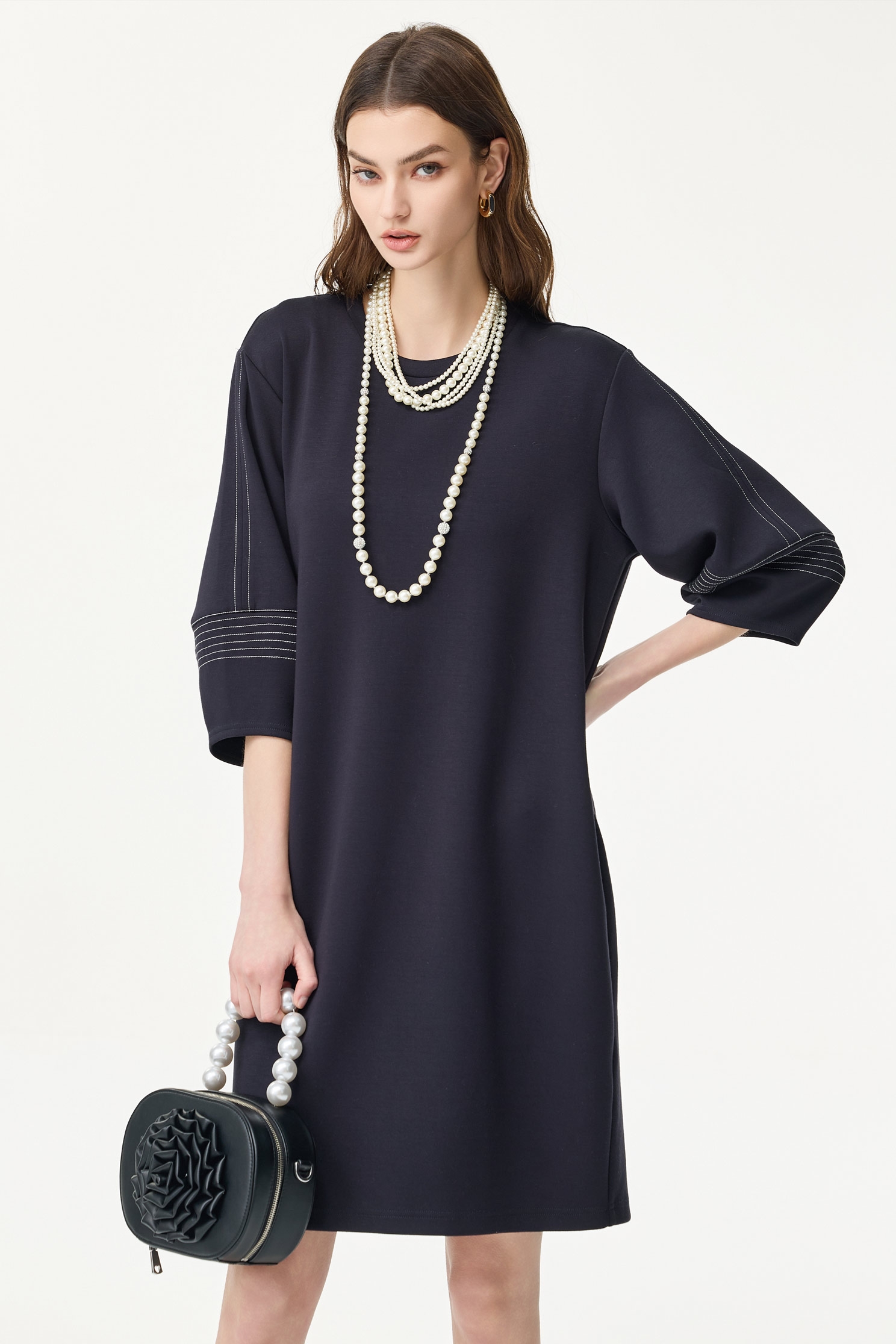 Floral Detail Classy HandbangFloral Detail Classy Handbang,Crossbody bags,Season (SS) Look,pearl