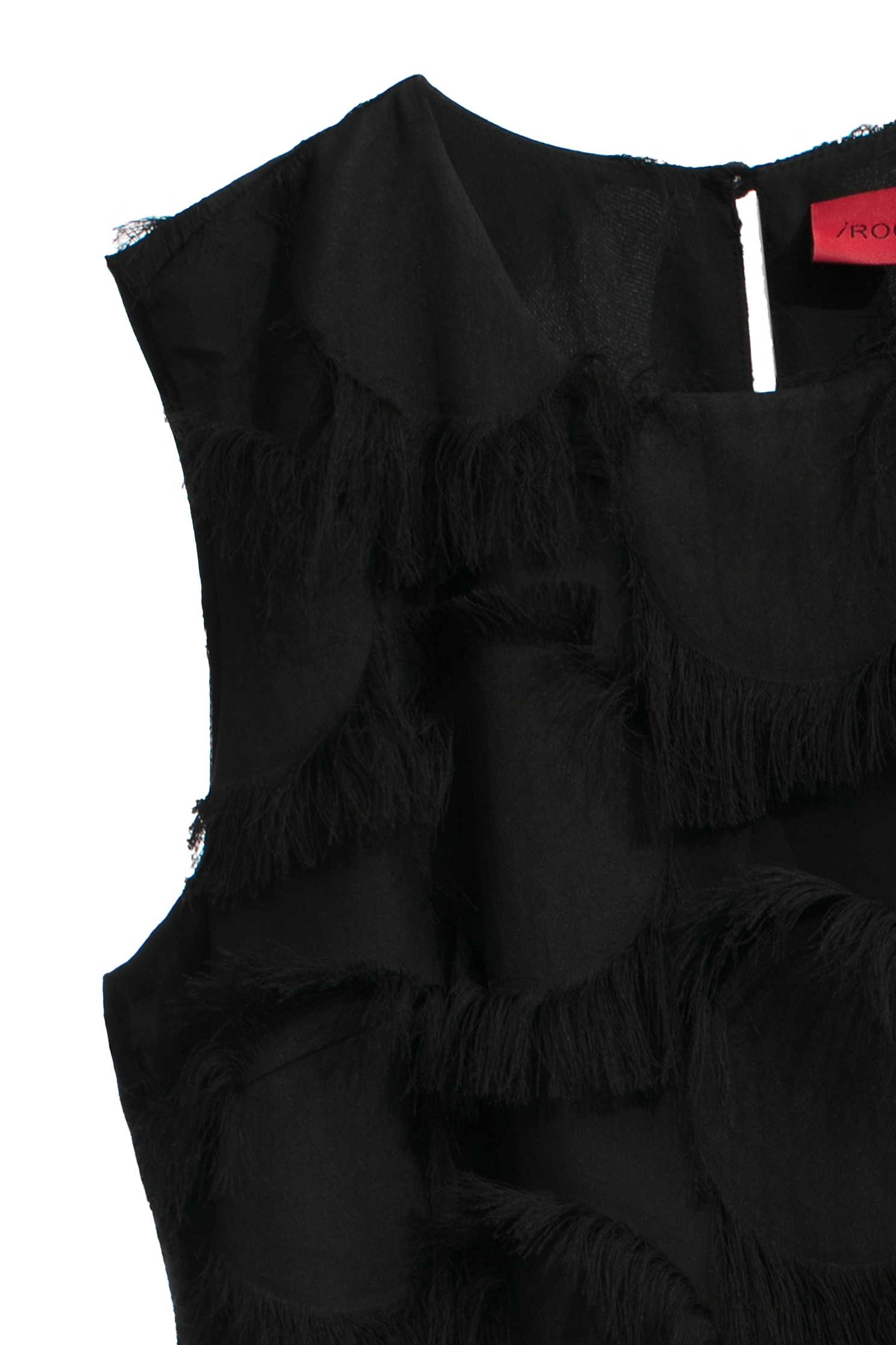Sleeveless Black Fringe DressSleeveless Black Fringe Dress,cocktaildresses,Season (SS) Look,Evening dresses