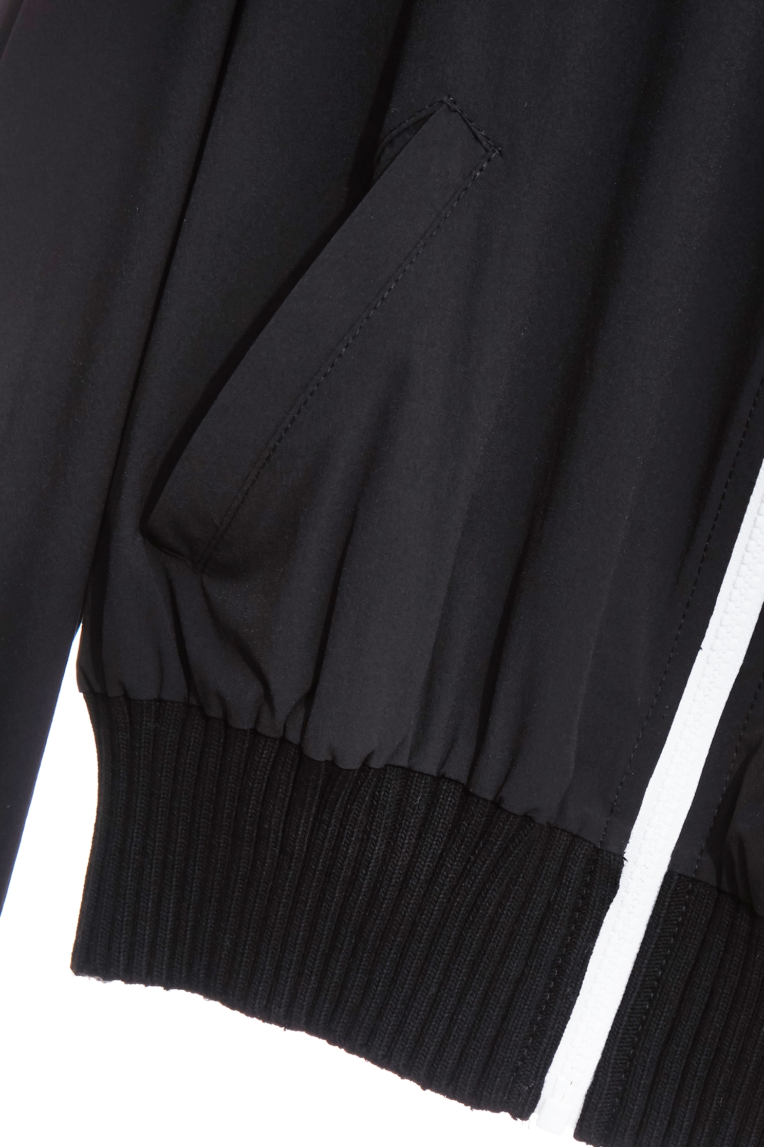 Contrast Trim Detail Collagen JacketContrast Trim Detail Collagen Jacket,Jackets,Outerwear,Season (SS) Look,Mesh fabric,Black outerwear