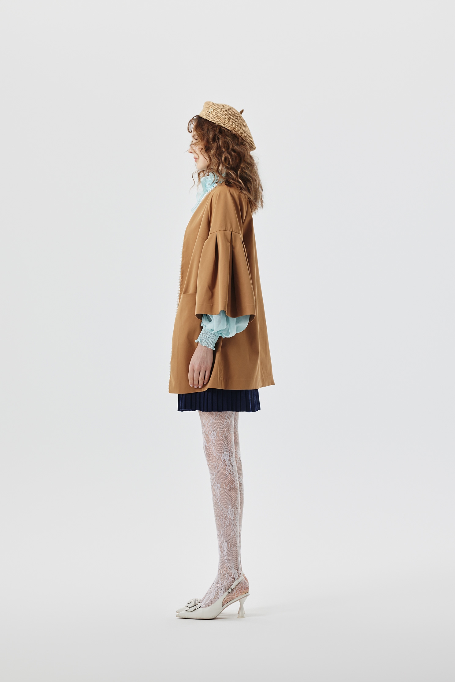 Amber Mid Length Jacket With Pearl DetailAmber Mid Length Jacket With Pearl Detail,Jackets,Outerwear,pearl,Season (AW) Look,Trench coats