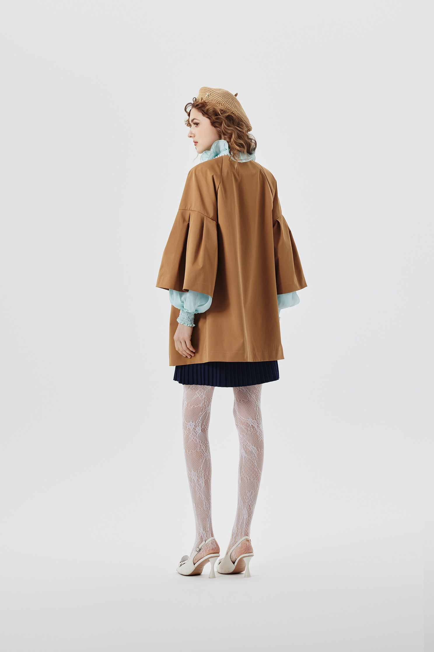 Amber Mid Length Jacket With Pearl DetailAmber Mid Length Jacket With Pearl Detail,Jackets,Outerwear,pearl,Season (AW) Look,Trench coats