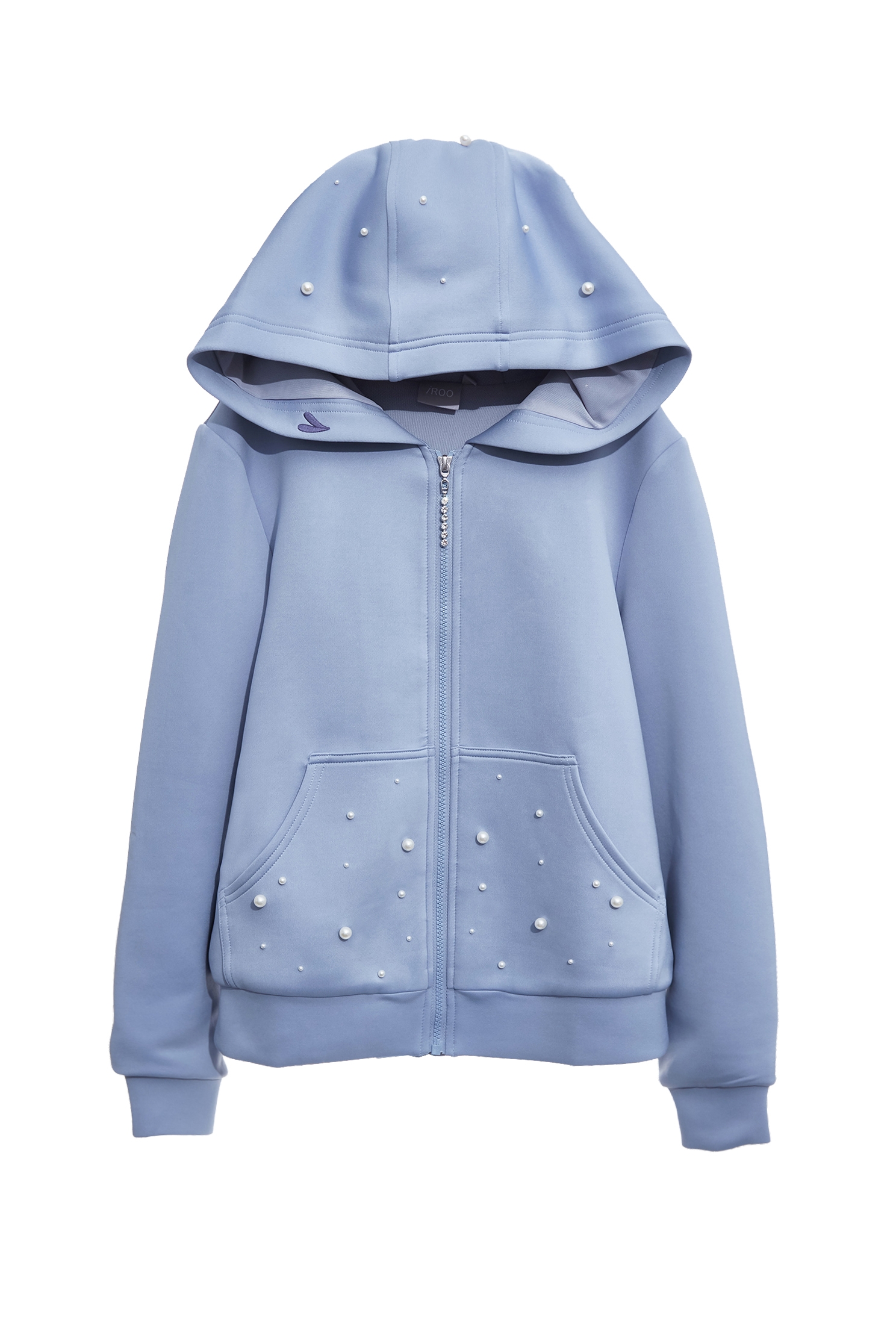 Pearl Detail Hoodie JacketPearl Detail Hoodie Jacket,Jackets,Embroidered,Outerwear,Season (SS) Look,pearl,Hoodie jackets