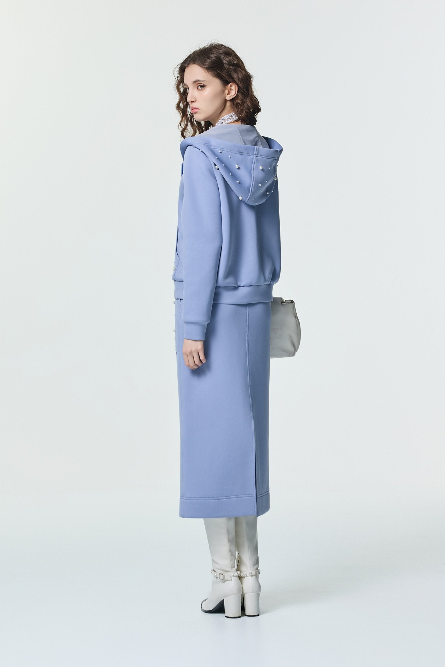 Pearl Detail Maxi SkirtPearl Detail Maxi Skirt,Embroidered,Season (SS) Look,pearl,Midi skirts