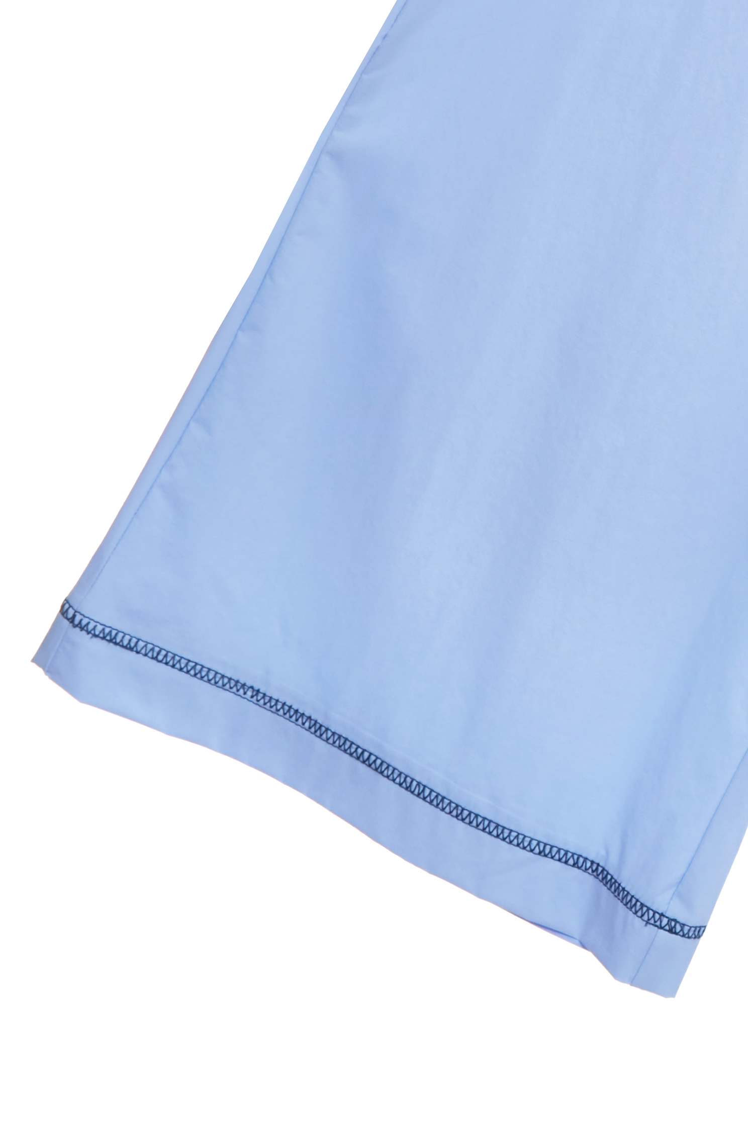Contrast Stitch Detail Collagen PantsContrast Stitch Detail Collagen Pants,Embroidered,Culottes,Season (SS) Look,pants