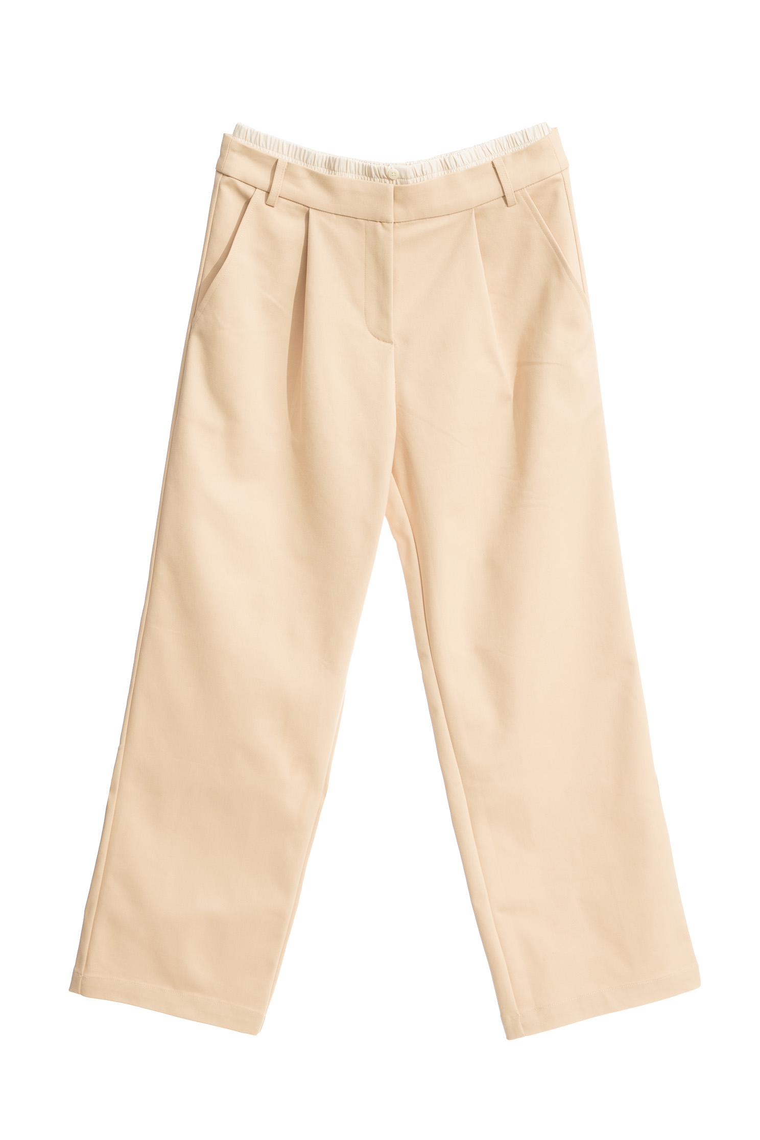 Double Layer Waistband Straight Cut PantsDouble Layer Waistband Straight Cut Pants,Season (AW) Look,Skinny pants,Skinny pants