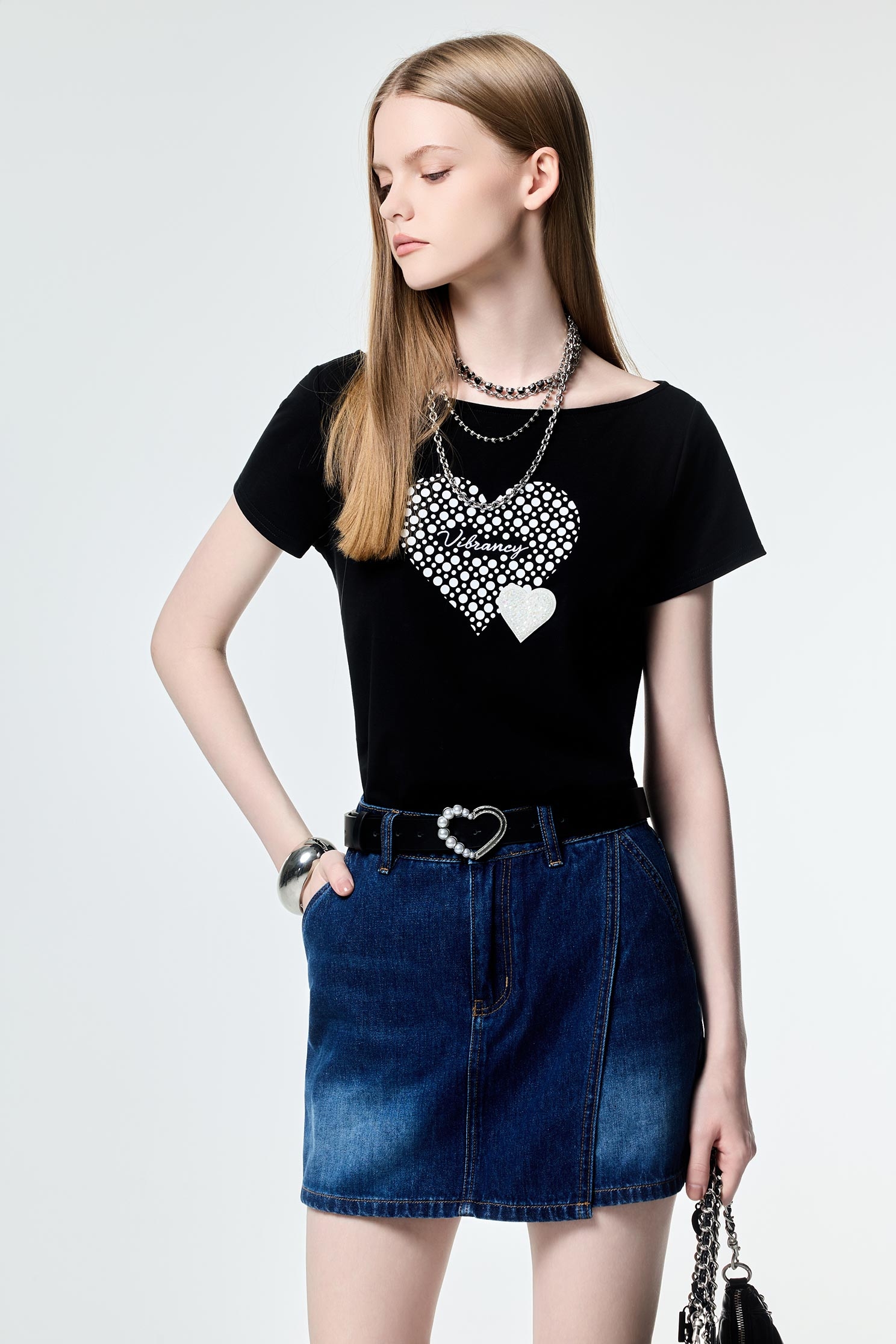 Faded Wash Denim SkortsFaded Wash Denim Skorts,Denim,Season (SS) Look,Denim,Denim shorts,Jeans,Shorts,Valentine,Skorts