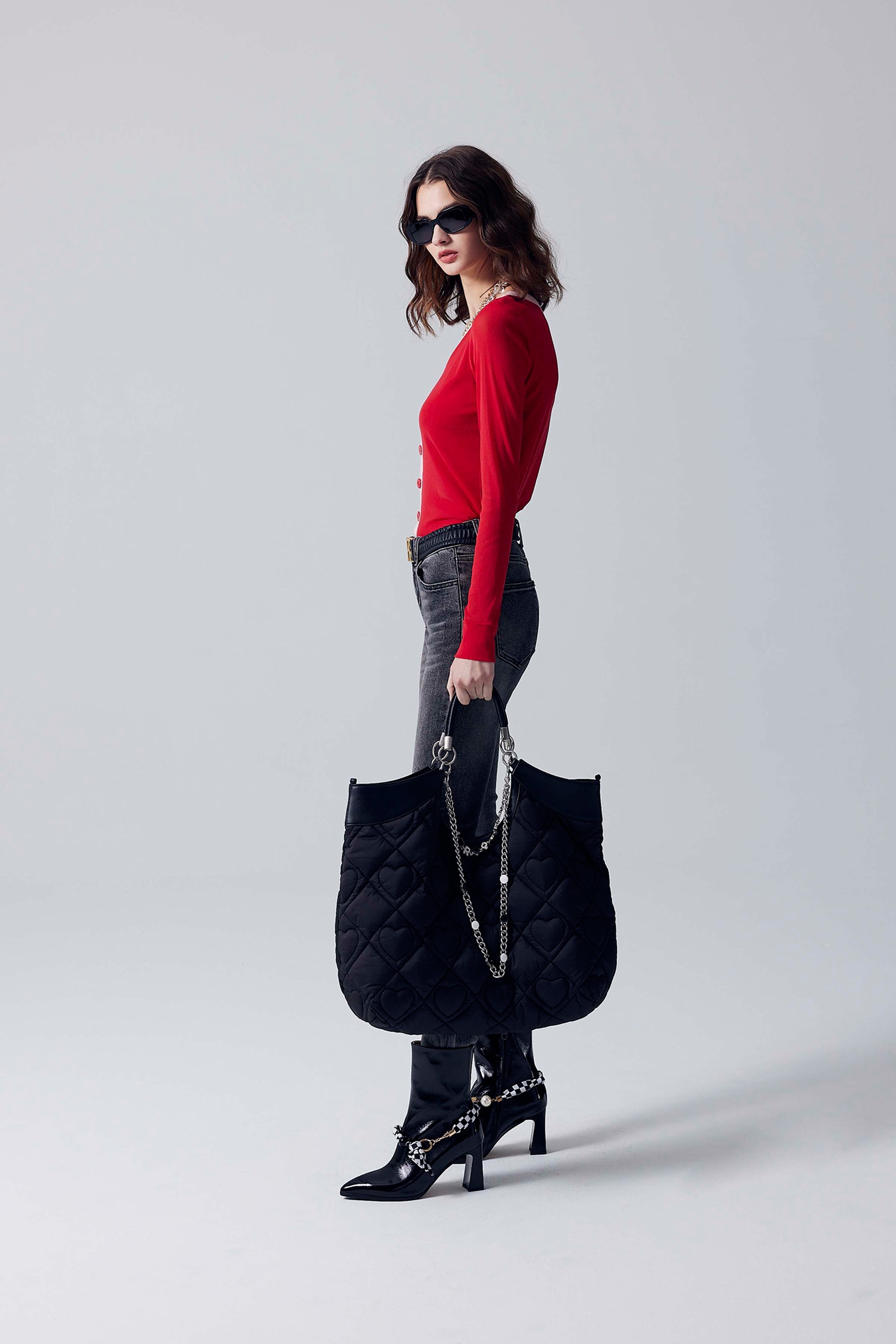 Grey Slim Fit JeansGrey Slim Fit Jeans,Denim,Jeans,Denim pants,Season (AW) Look