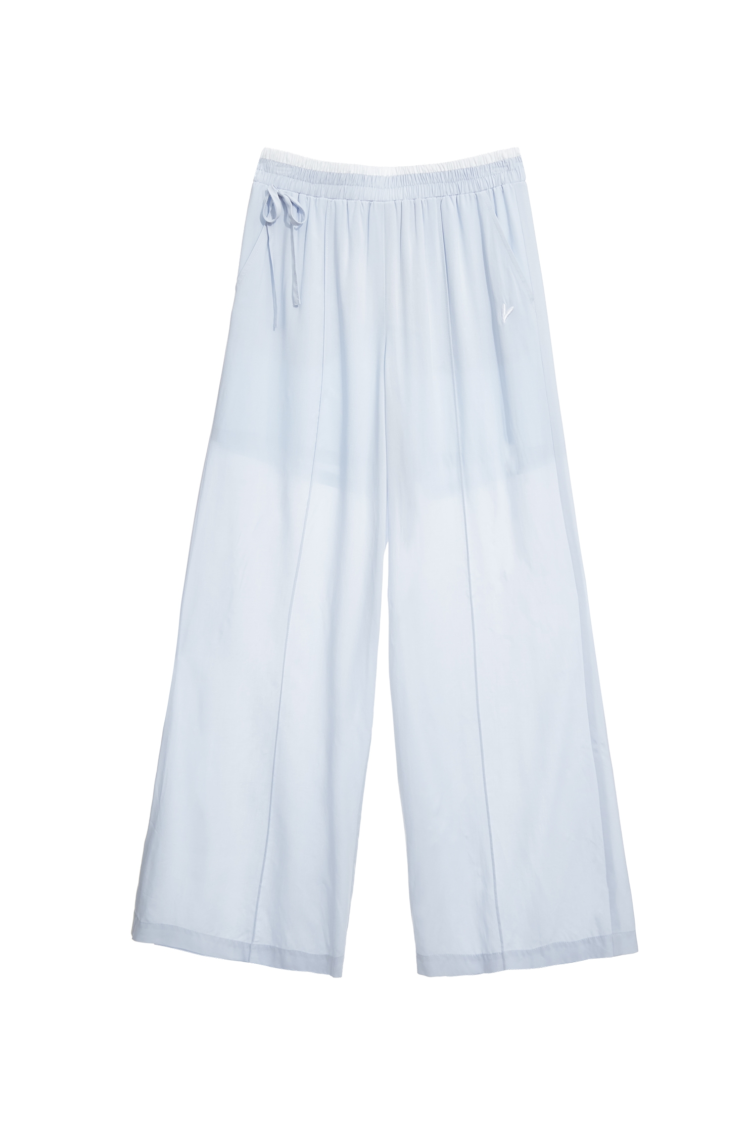Light Blue Casual Wide Leg PantsLight Blue Casual Wide Leg Pants,Culottes,Season (SS) Look,pants