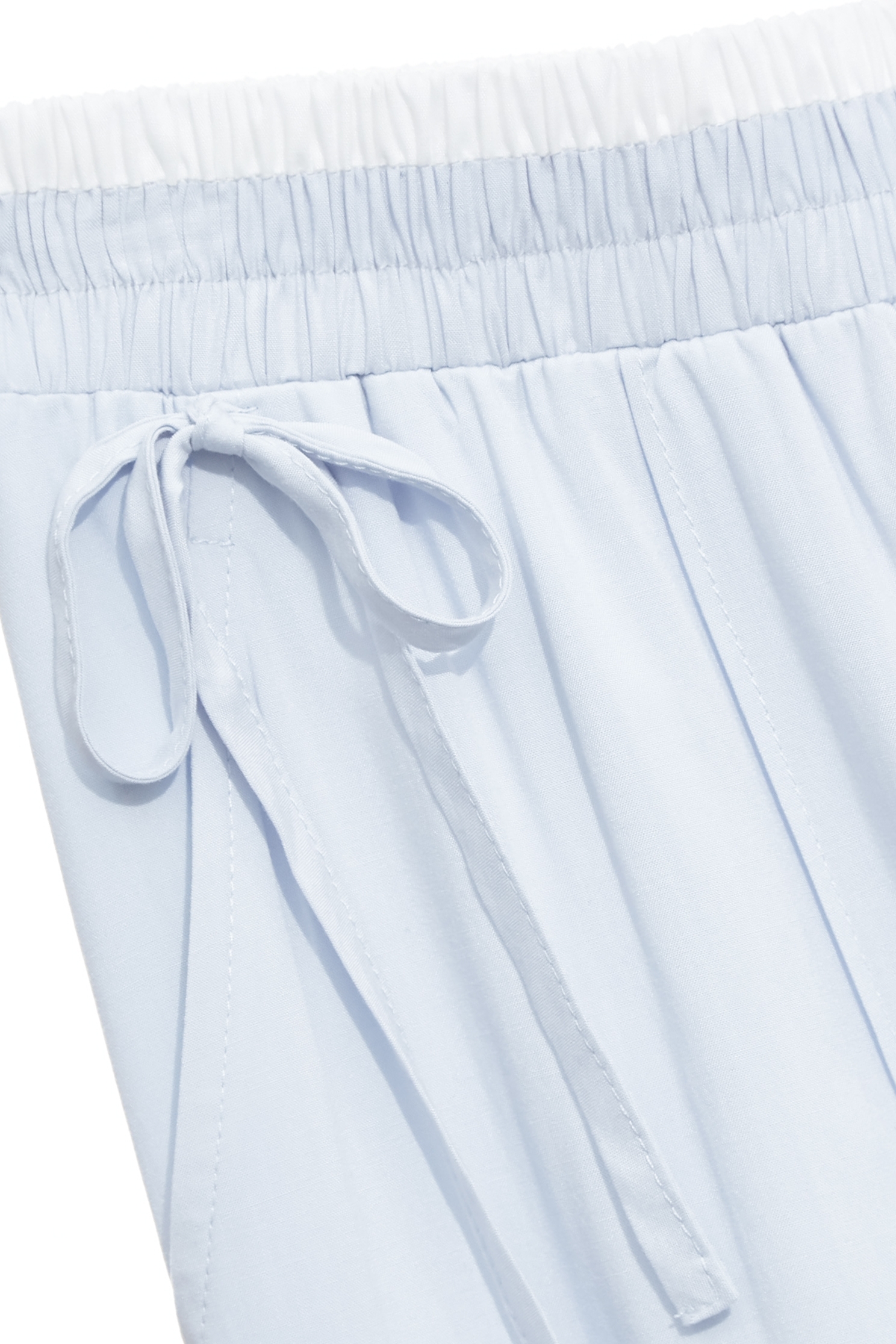 Light Blue Casual Wide Leg PantsLight Blue Casual Wide Leg Pants,Culottes,Season (SS) Look,pants