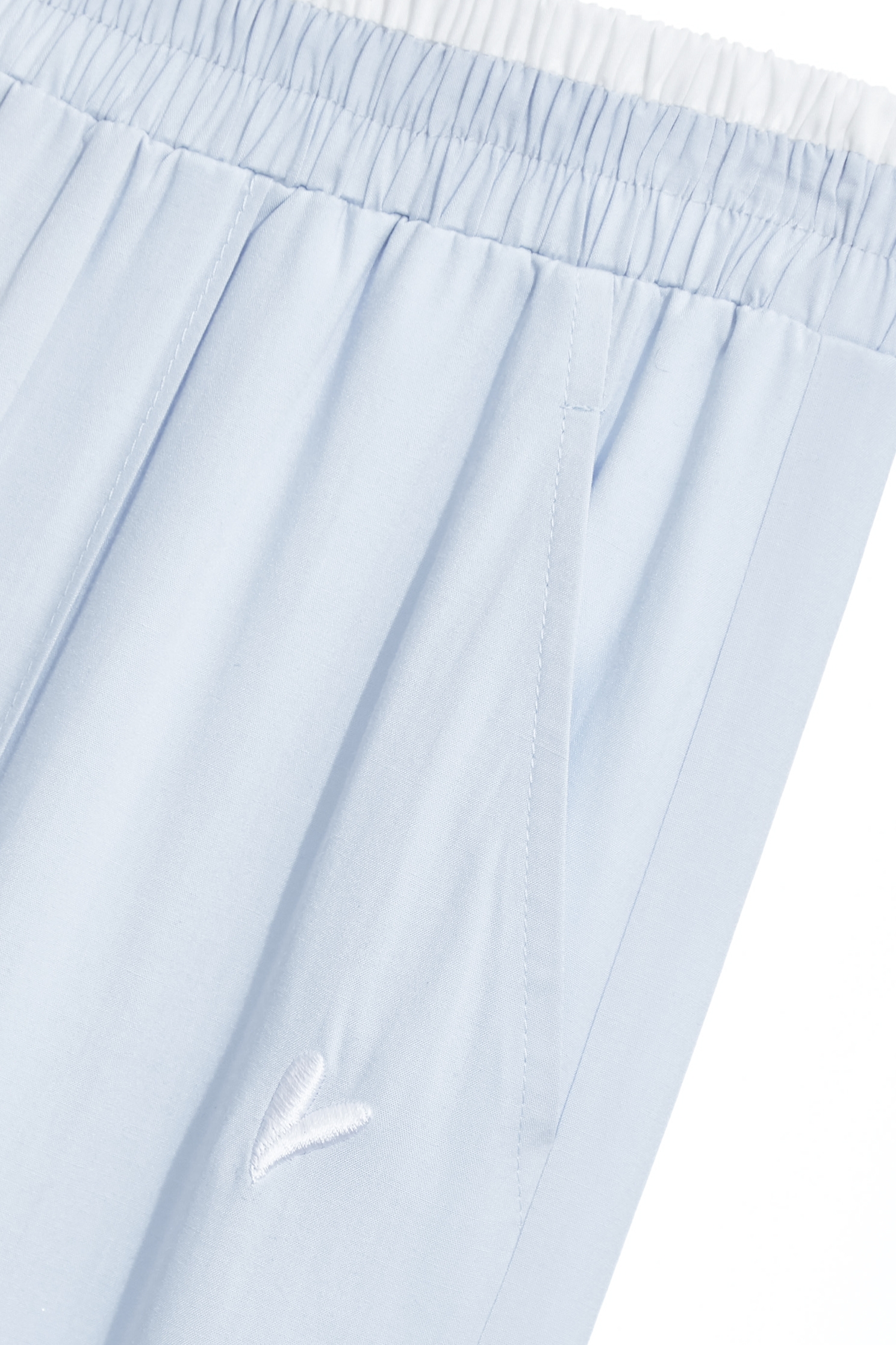 Light Blue Casual Wide Leg PantsLight Blue Casual Wide Leg Pants,Culottes,Season (SS) Look,pants