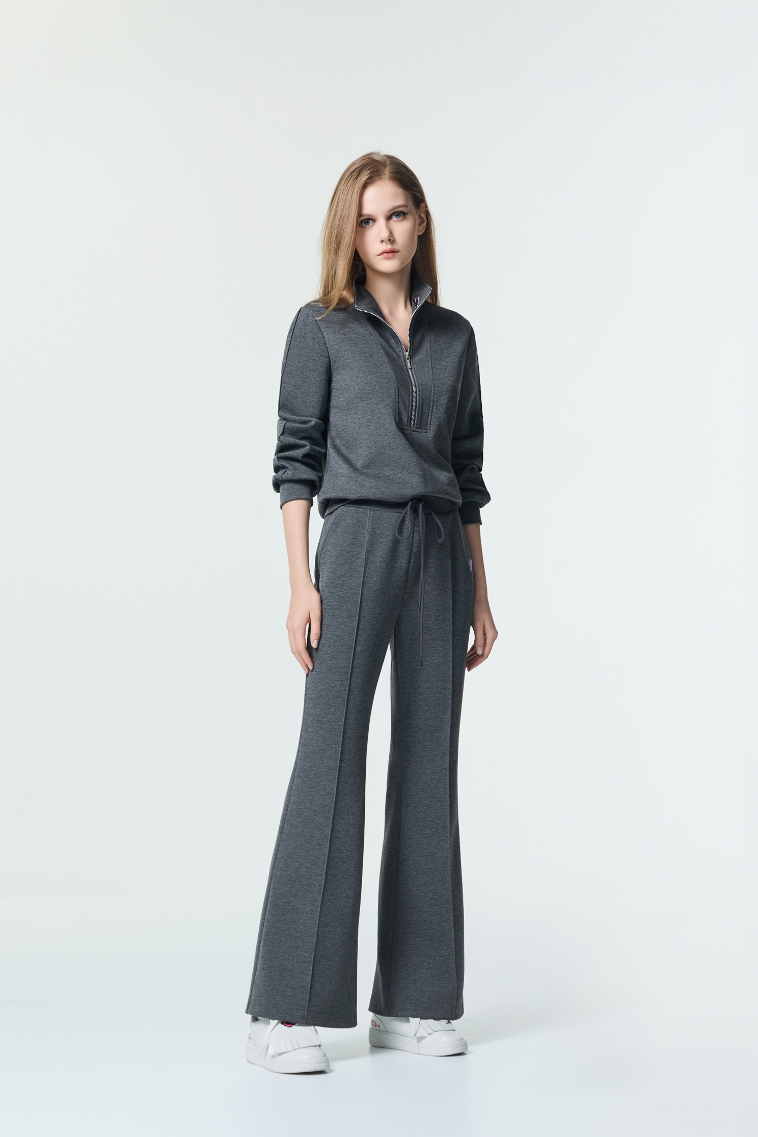 Boot Leg Casual PantsBoot Leg Casual Pants,Embroidered,Bell-bottoms,co-ord sets,Season (AW) Look,Bell-bottoms,Pants