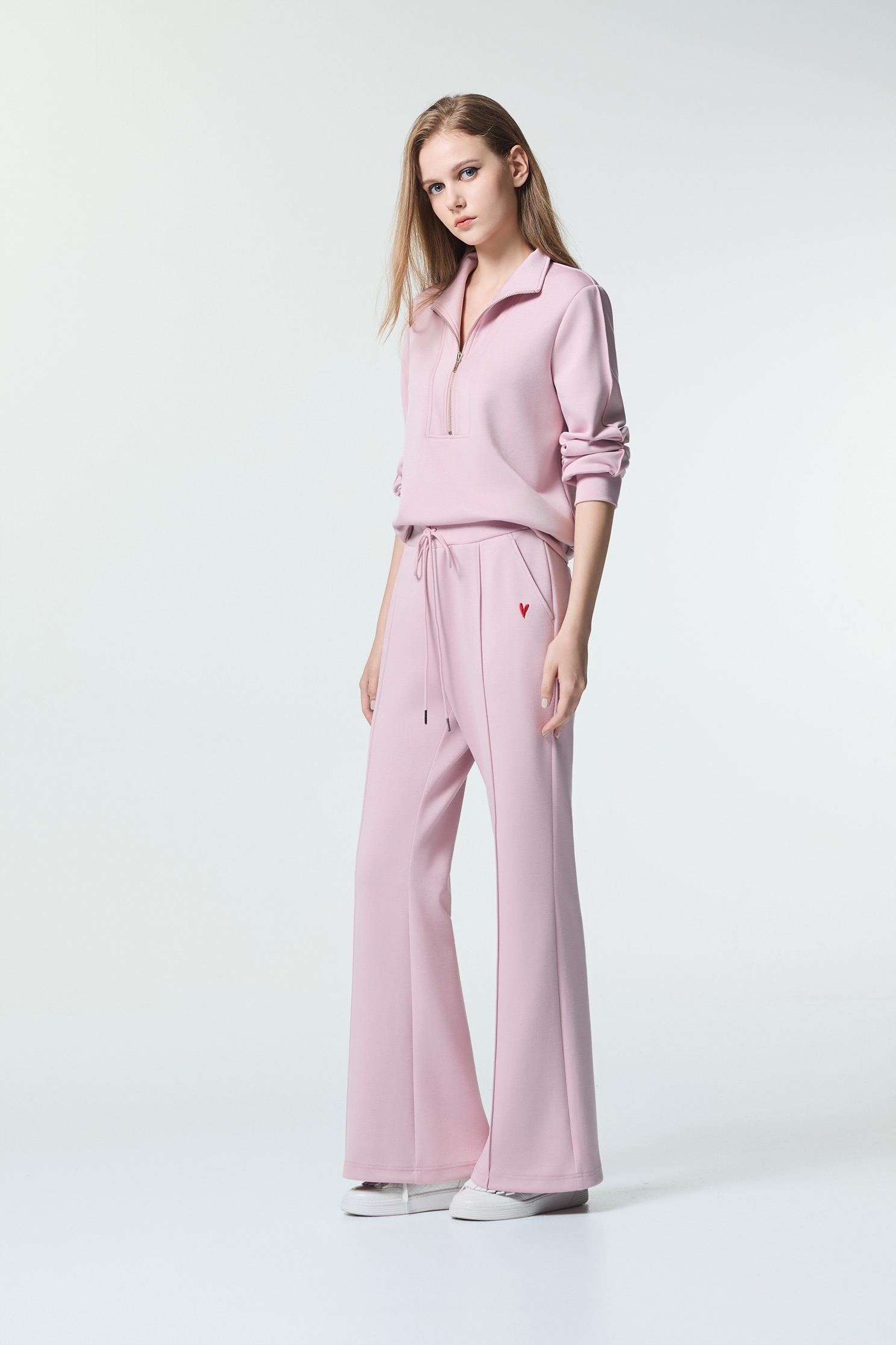 Boot Leg Casual PantsBoot Leg Casual Pants,Embroidered,Bell-bottoms,co-ord sets,Season (AW) Look,Bell-bottoms,Pants