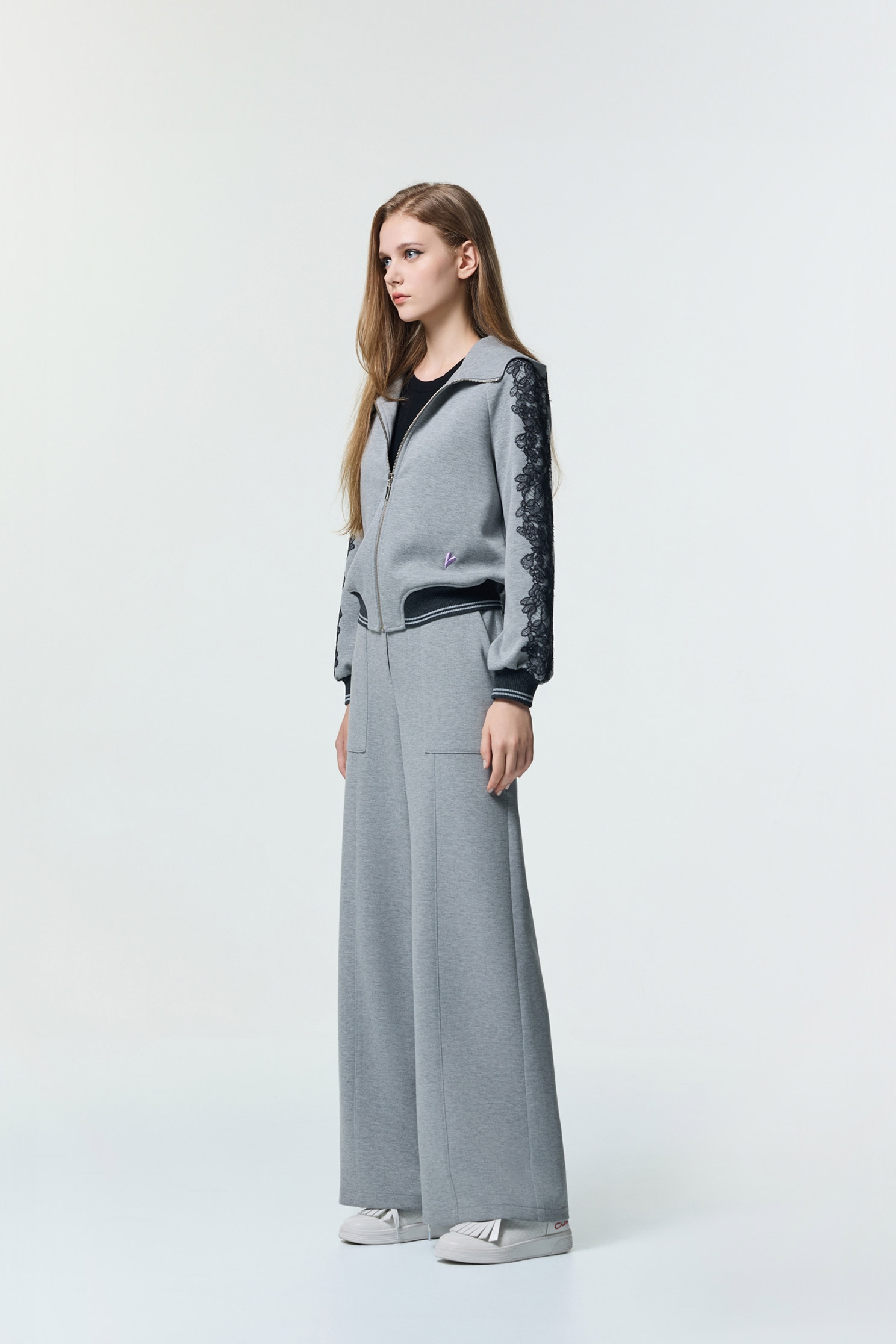 Wide Leg Black Casual PantsWide Leg Black Casual Pants,Embroidered,Culottes,co-ord sets,Season (AW) Look,Culottes,upperclass