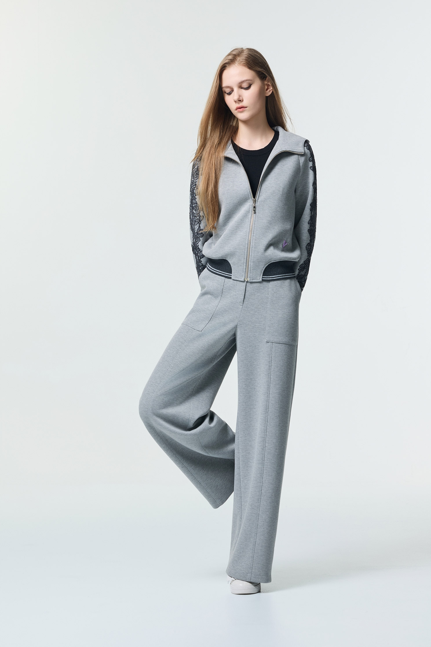 Wide Leg Black Casual PantsWide Leg Black Casual Pants,Embroidered,Culottes,co-ord sets,Season (AW) Look,Culottes,upperclass