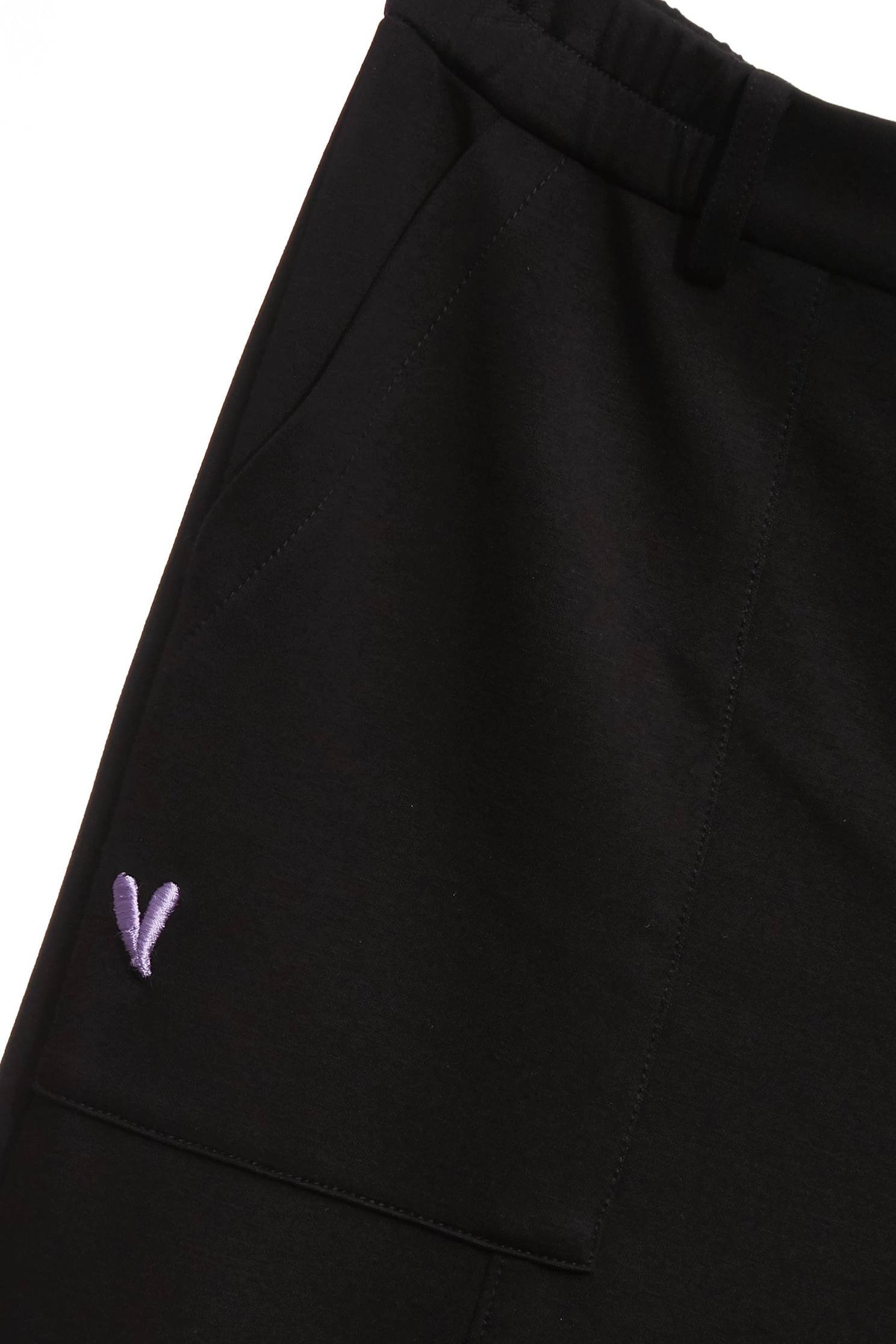 Wide Leg Black Casual PantsWide Leg Black Casual Pants,Embroidered,Culottes,co-ord sets,Season (AW) Look,Culottes,upperclass