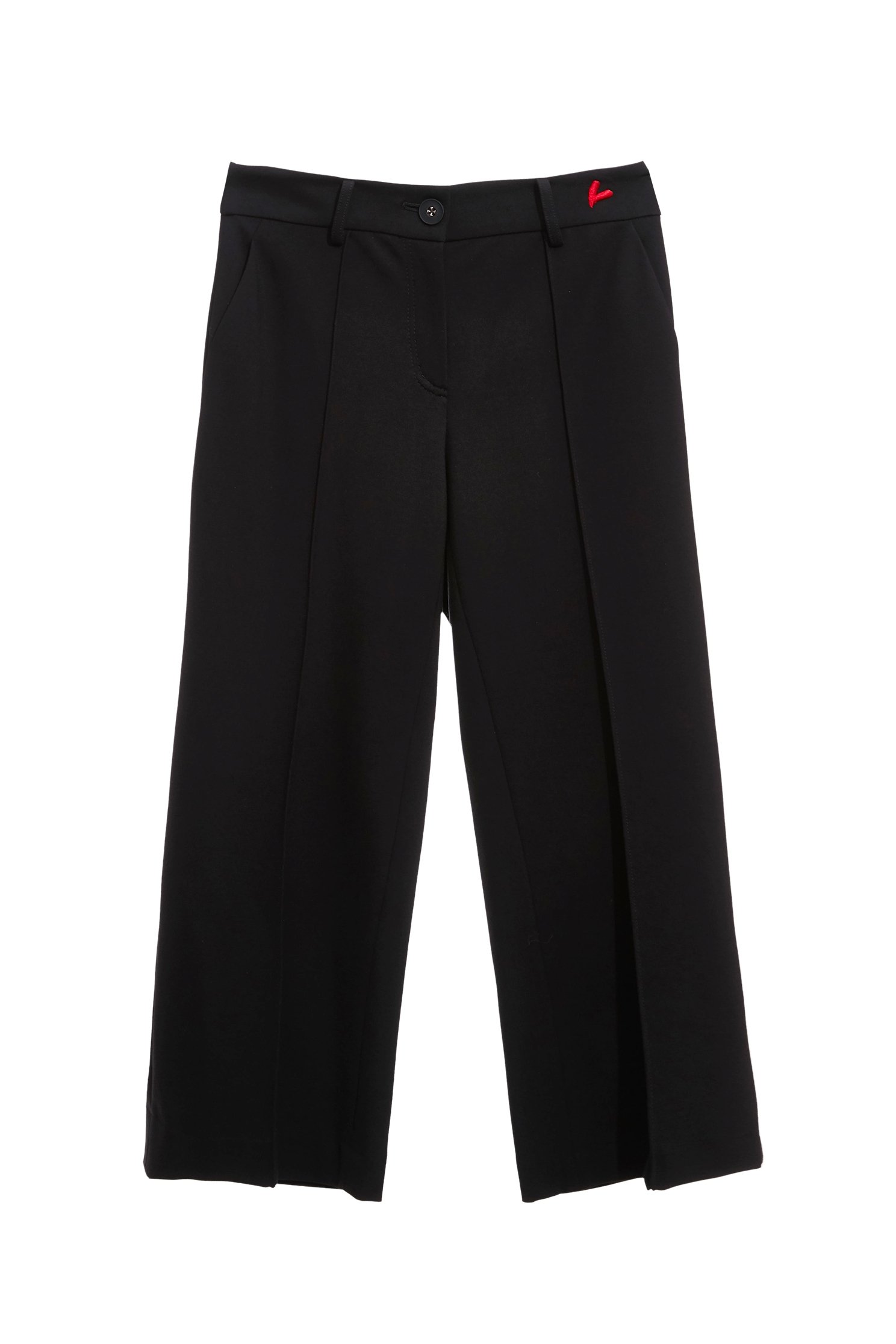 Minimalist Wide Leg PantsMinimalist Wide Leg Pants,Office Looks,Embroidered,Culottes,Season (AW) Look,Culottes