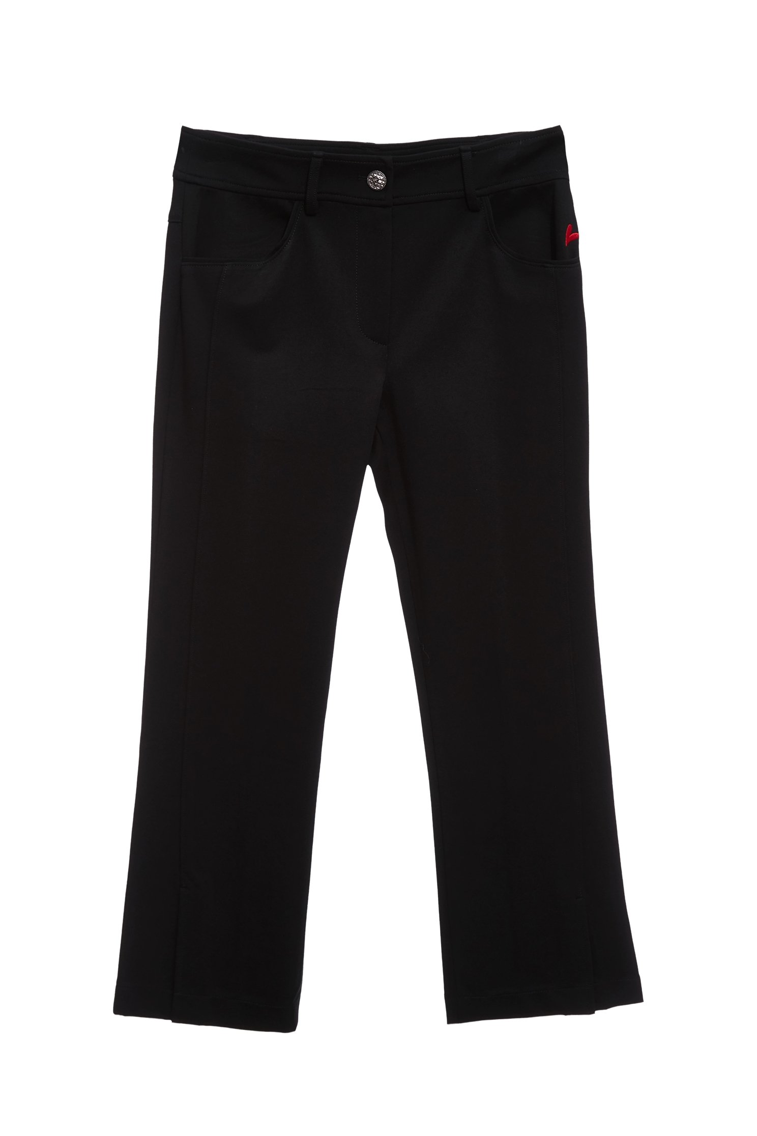Minimalist Striaght Cut PantsMinimalist Striaght Cut Pants,Embroidered,Bell-bottoms,Season (AW) Look,pants,Black pants