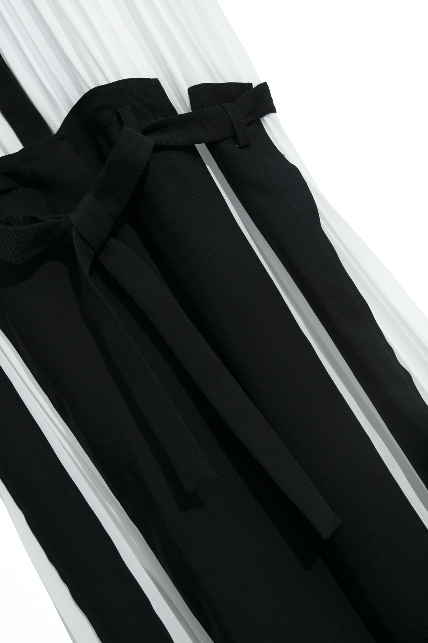 Pleated Colour Block Chiffon DressPleated Colour Block Chiffon Dress,Dresses,Season (SS) Look