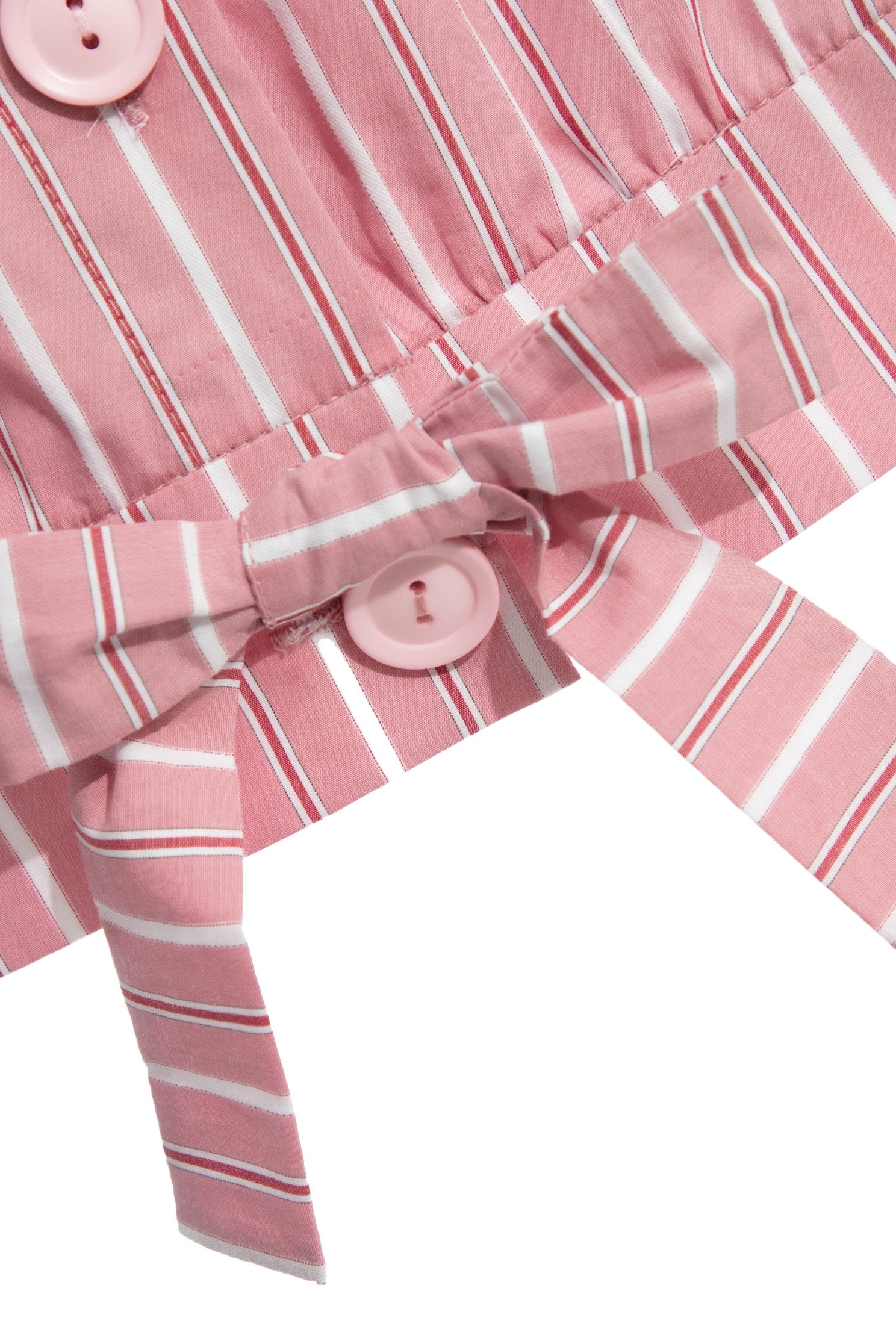 Stripe Print Classic Collar VestStripe Print Classic Collar Vest,sleeveless tops,Tops,Stripe,Season (AW) Look,bows