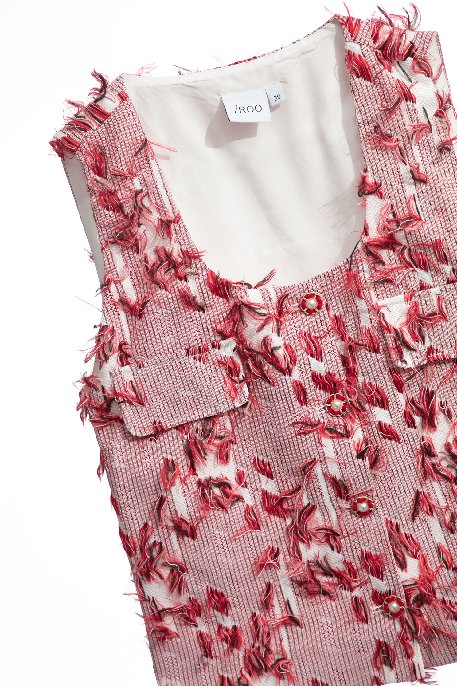 Fringe Crop VestFringe Crop Vest,sleeveless tops,Season (AW) Look,sleeveless tops