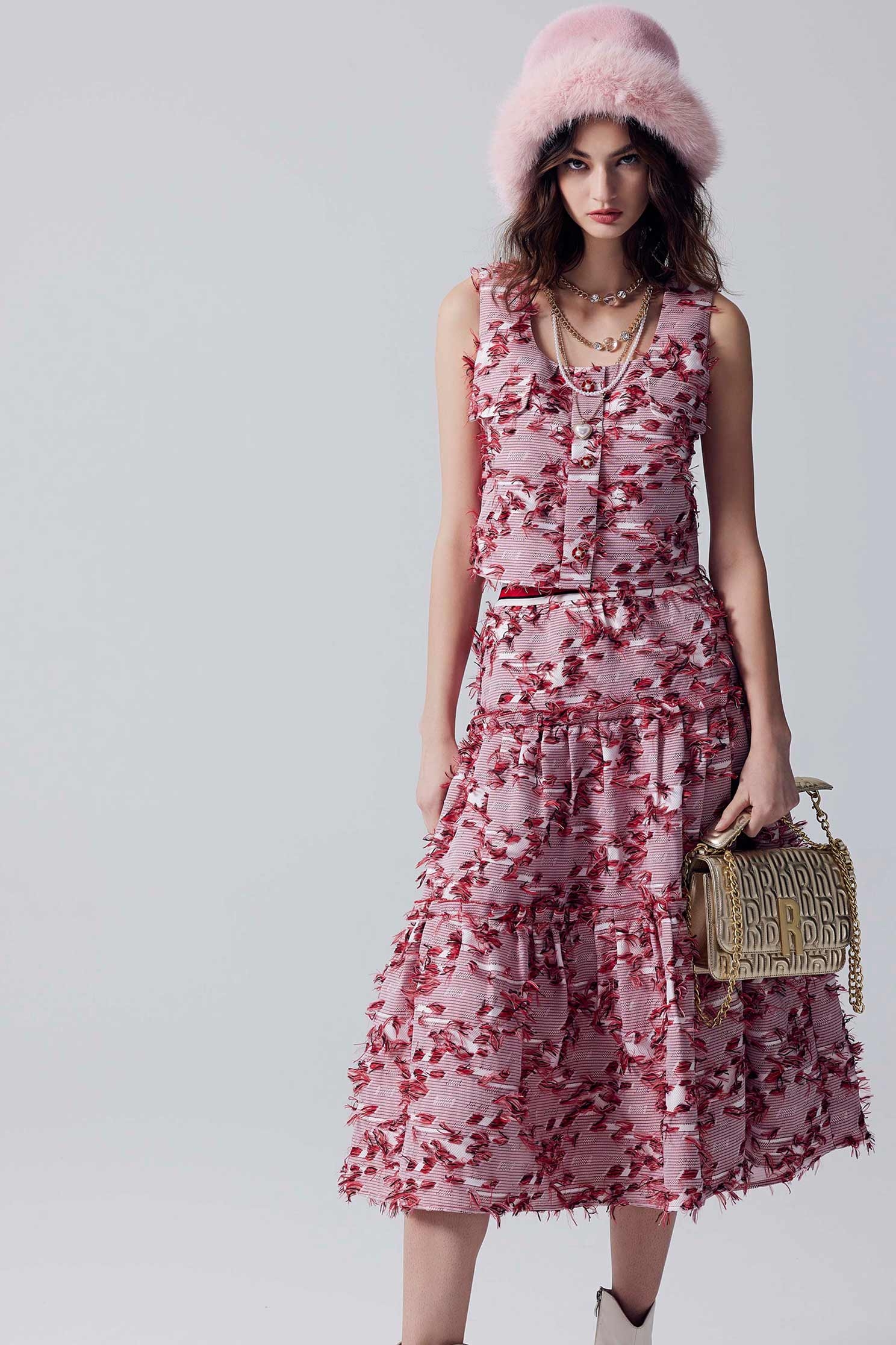 Fringe Crop VestFringe Crop Vest,sleeveless tops,Season (AW) Look,sleeveless tops