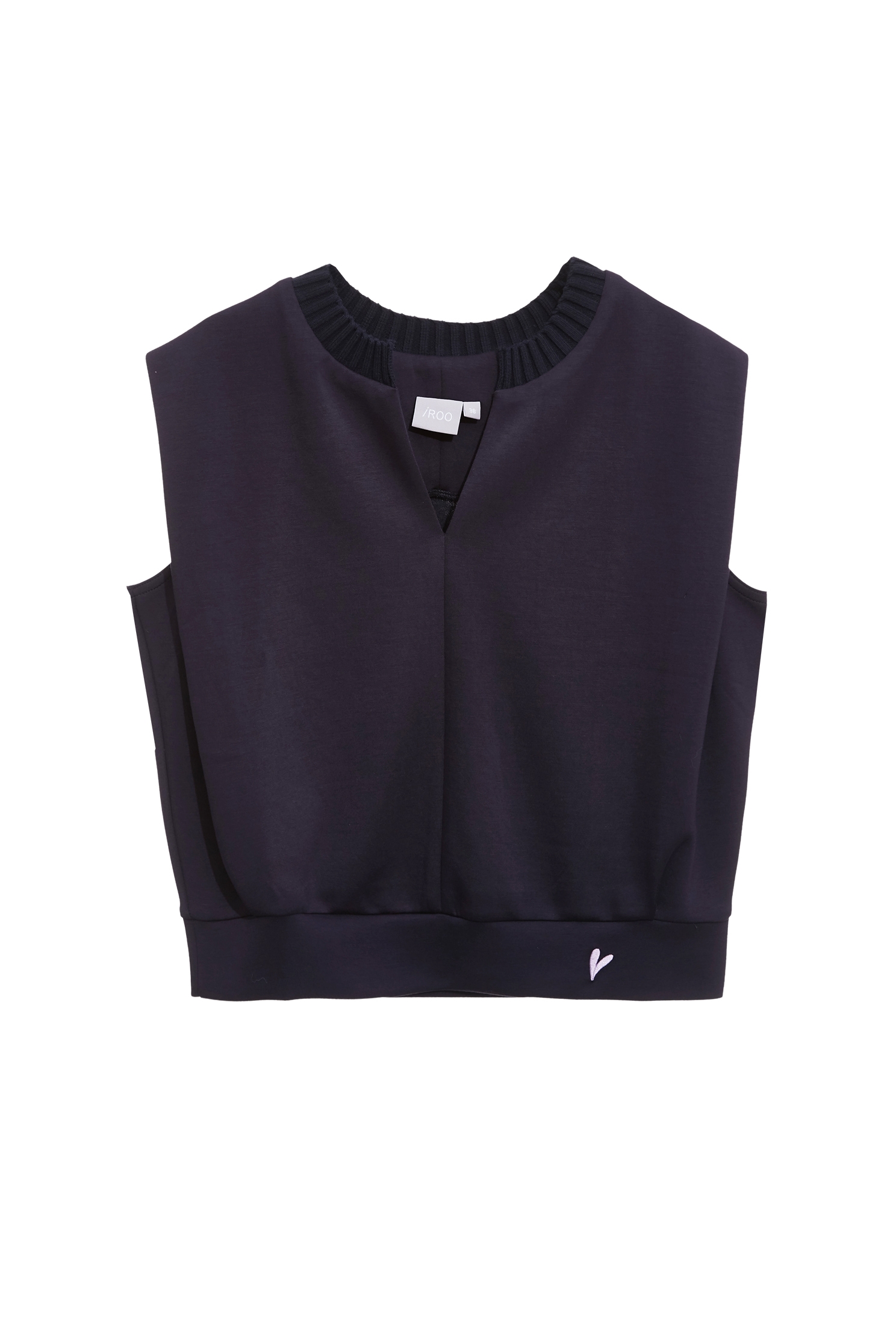 Casual Vest Wuth Heart Embroidery LogoCasual Vest Wuth Heart Embroidery Logo,V-Neck T shirts,sleeveless tops,Tops,Embroidered,co-ord sets,sleeveless tops,Season (AW) Look,sleeveless tops,upperclass