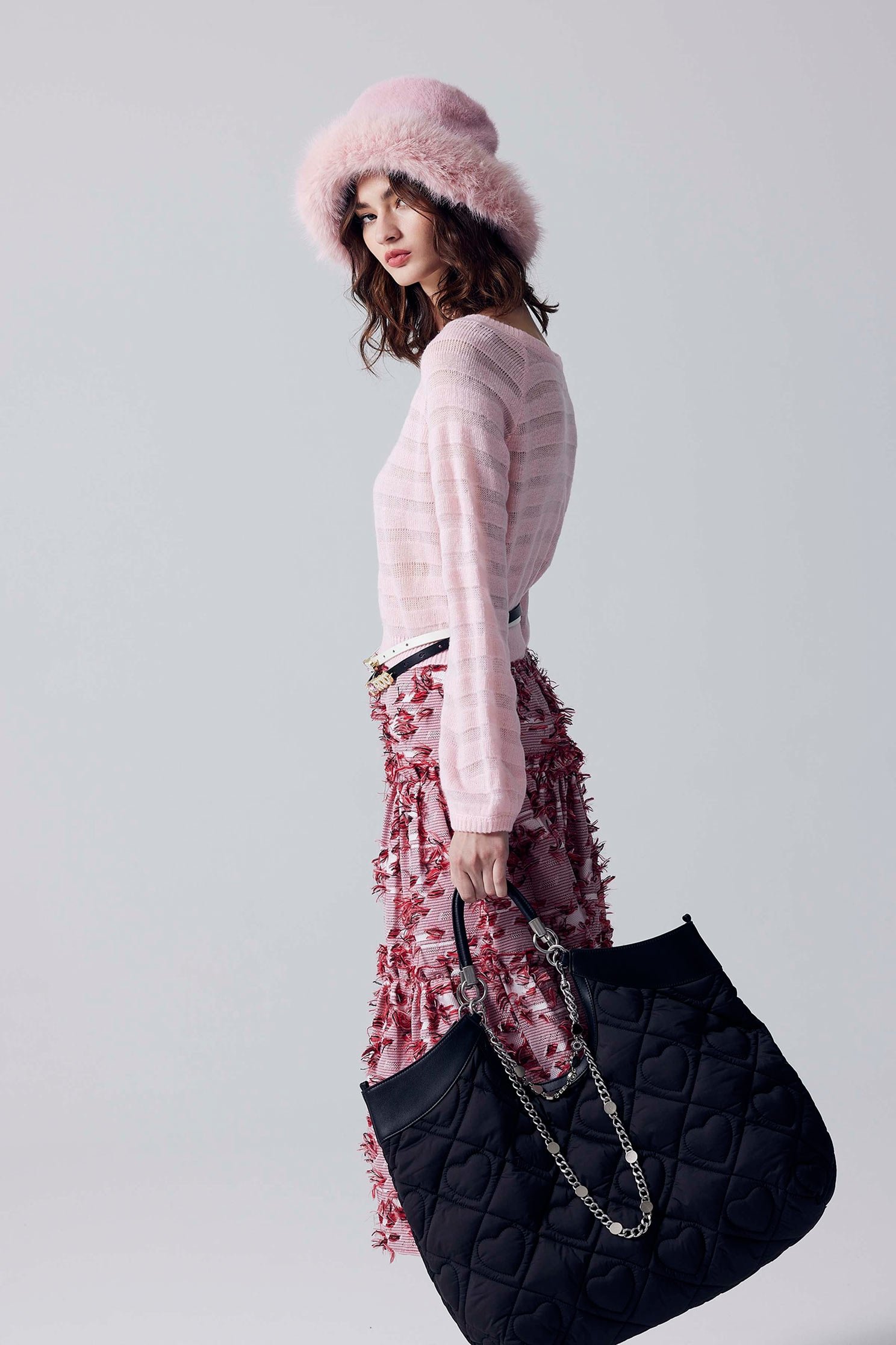 Long Sleeve Pink Knit TopLong Sleeve Pink Knit Top,Tops,Season (AW) Look,Knitted,Knitted tops,Knitted tops