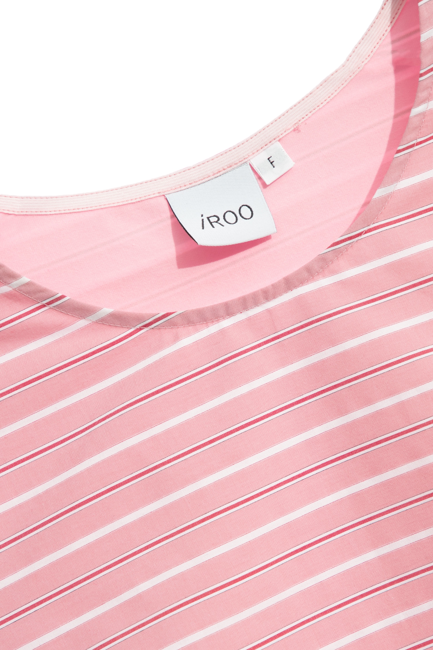 Stripe Print Short Sleeve Pink TopStripe Print Short Sleeve Pink Top,T-shirts,Tops,Season (AW) Look