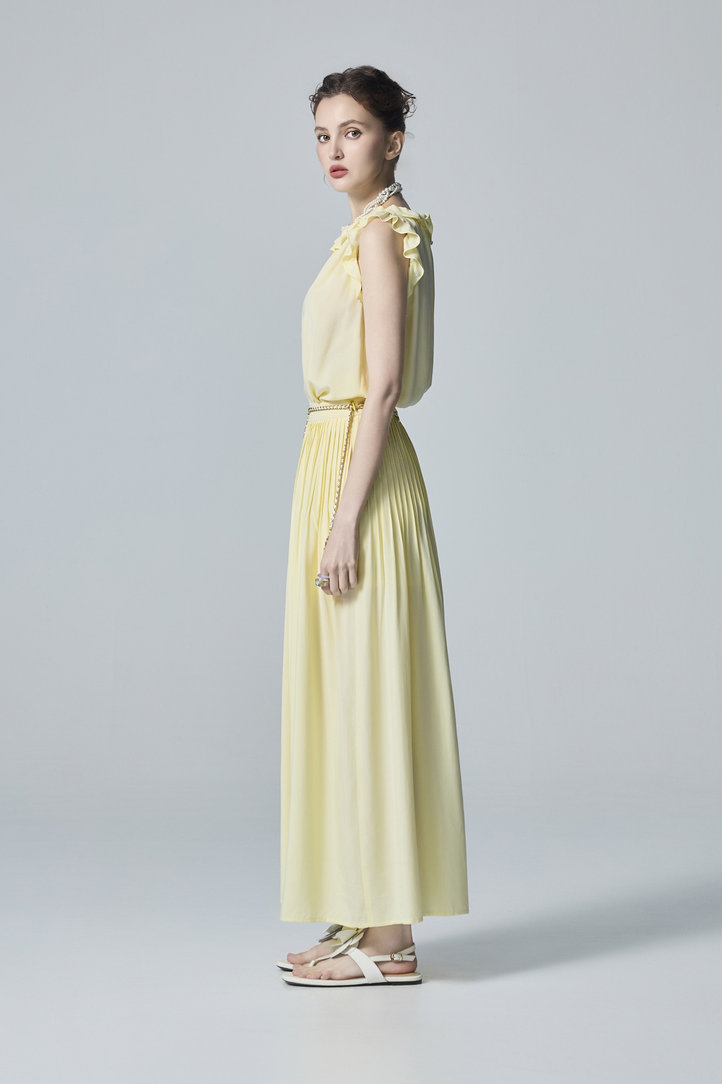 Ruffle Detail VestRuffle Detail Vest,Tops,Season (SS) Look