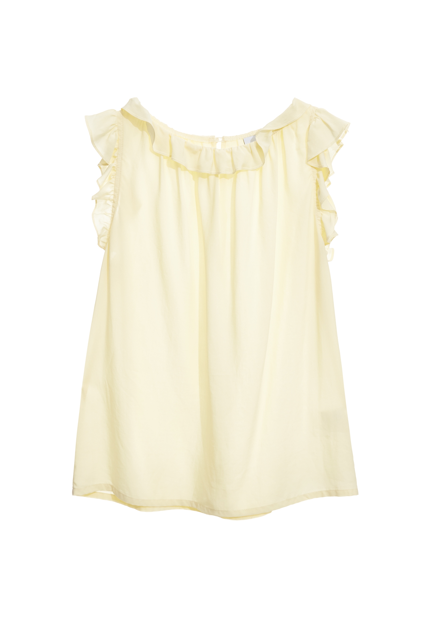 Ruffle Detail VestRuffle Detail Vest,Tops,Season (SS) Look