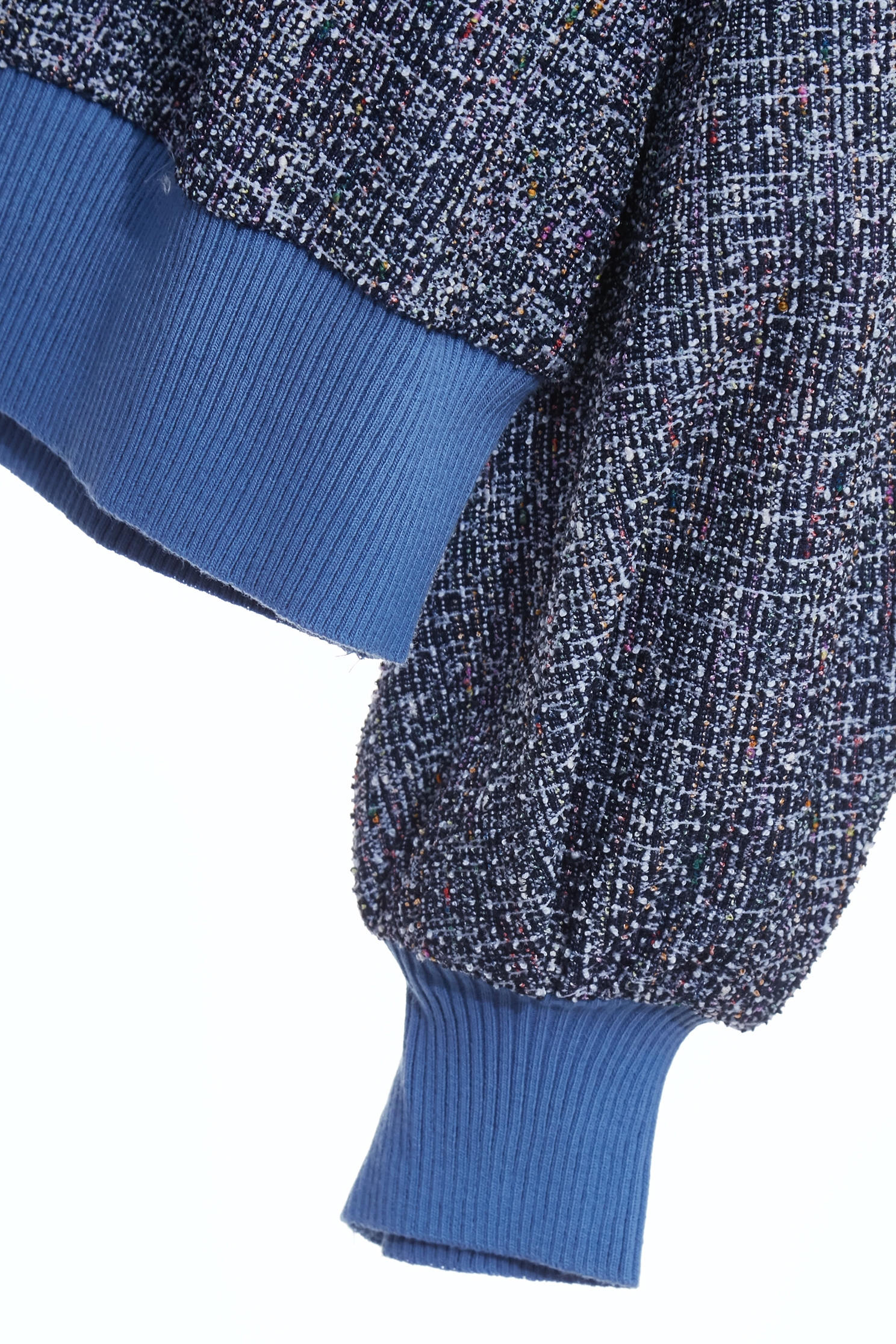 Hoodie Tweed TopHoodie Tweed Top,Tops,Embroidered,co-ord sets,pearl,Season (AW) Look