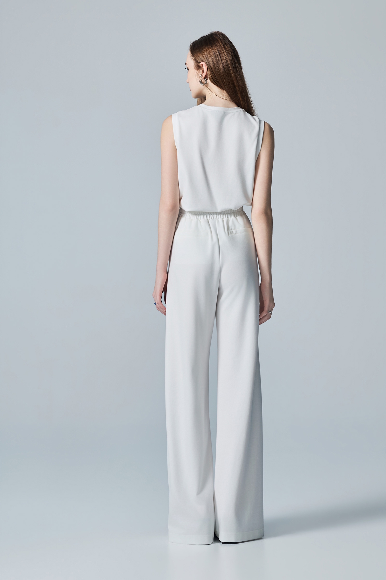 Stylish Pocket Minimalist VestStylish Pocket Minimalist Vest,sleeveless tops,Tops,White tops,Season (AW) Look,sleeveless tops