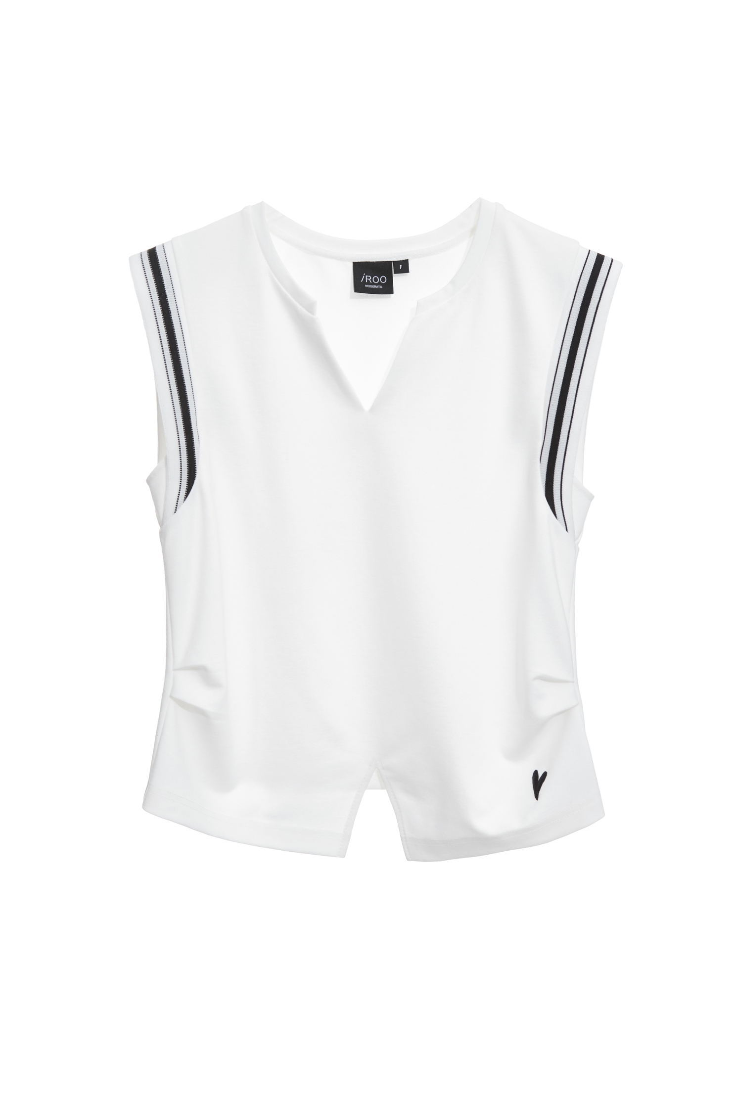 Contrast Trim Detail Sports Style VestContrast Trim Detail Sports Style Vest,sleeveless tops,Tops,White tops,Season (AW) Look,sleeveless tops,black tops