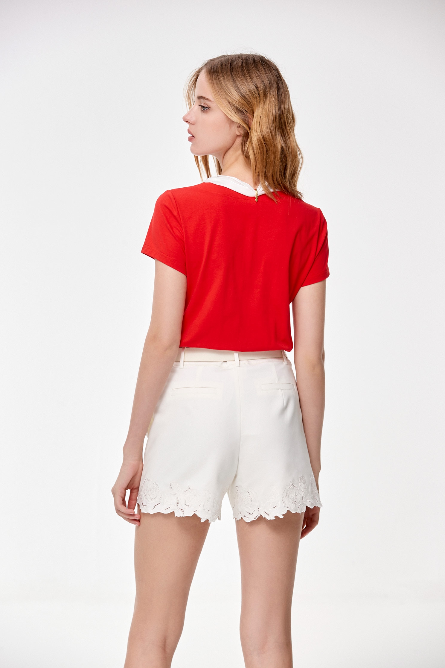 Slogan Tee With Contrast Ribbon DetailSlogan Tee With Contrast Ribbon Detail,T-shirts,Tops,Season (SS) Look