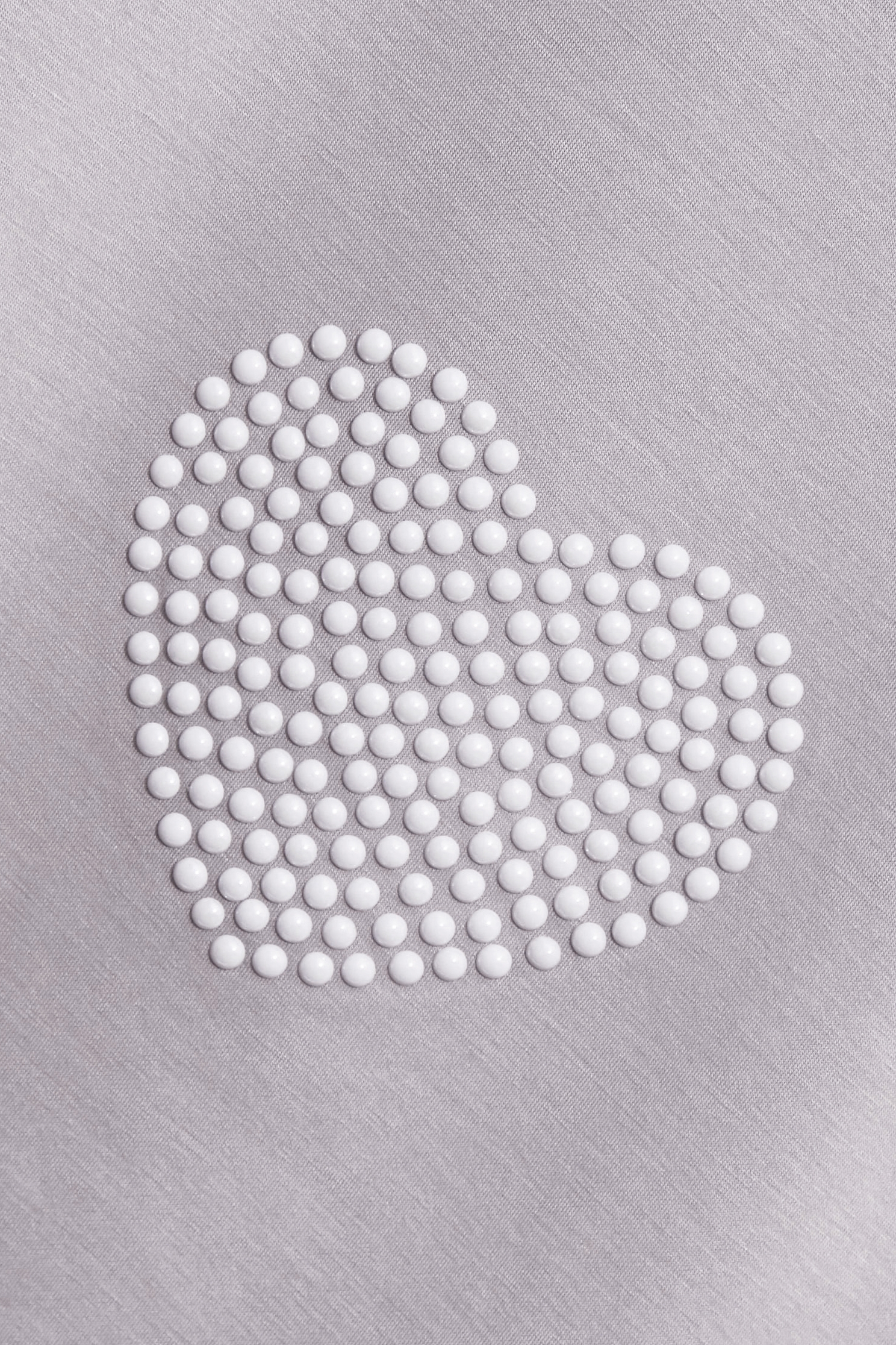 Pearl Applique Heart Logo Short Sleeve TeePearl Applique Heart Logo Short Sleeve Tee,T-shirts,Tops,Season (SS) Look,pearl,White tops