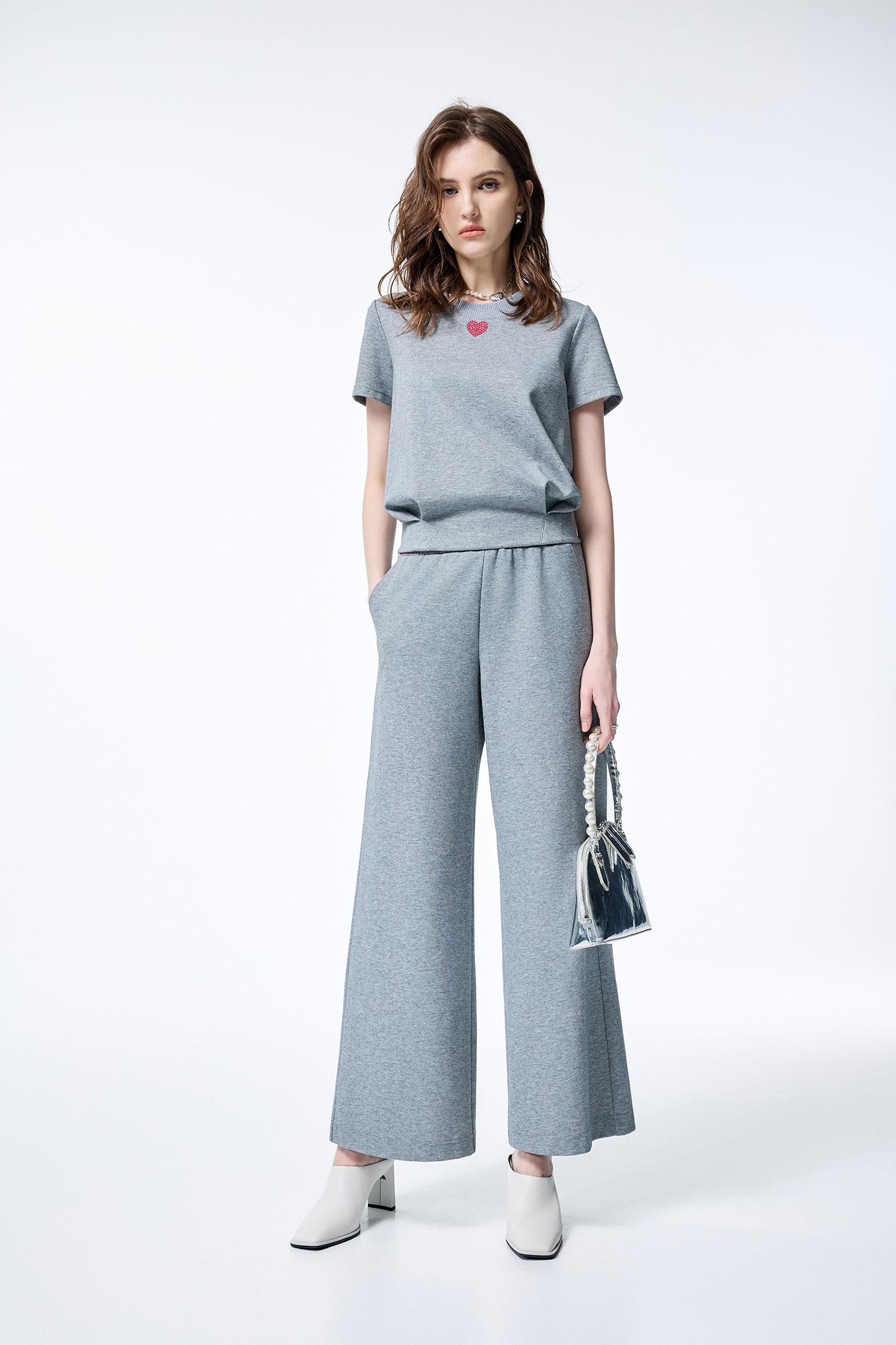 Heart Logo Short Sleeve TeeHeart Logo Short Sleeve Tee,Tops,Season (SS) Look,pearl