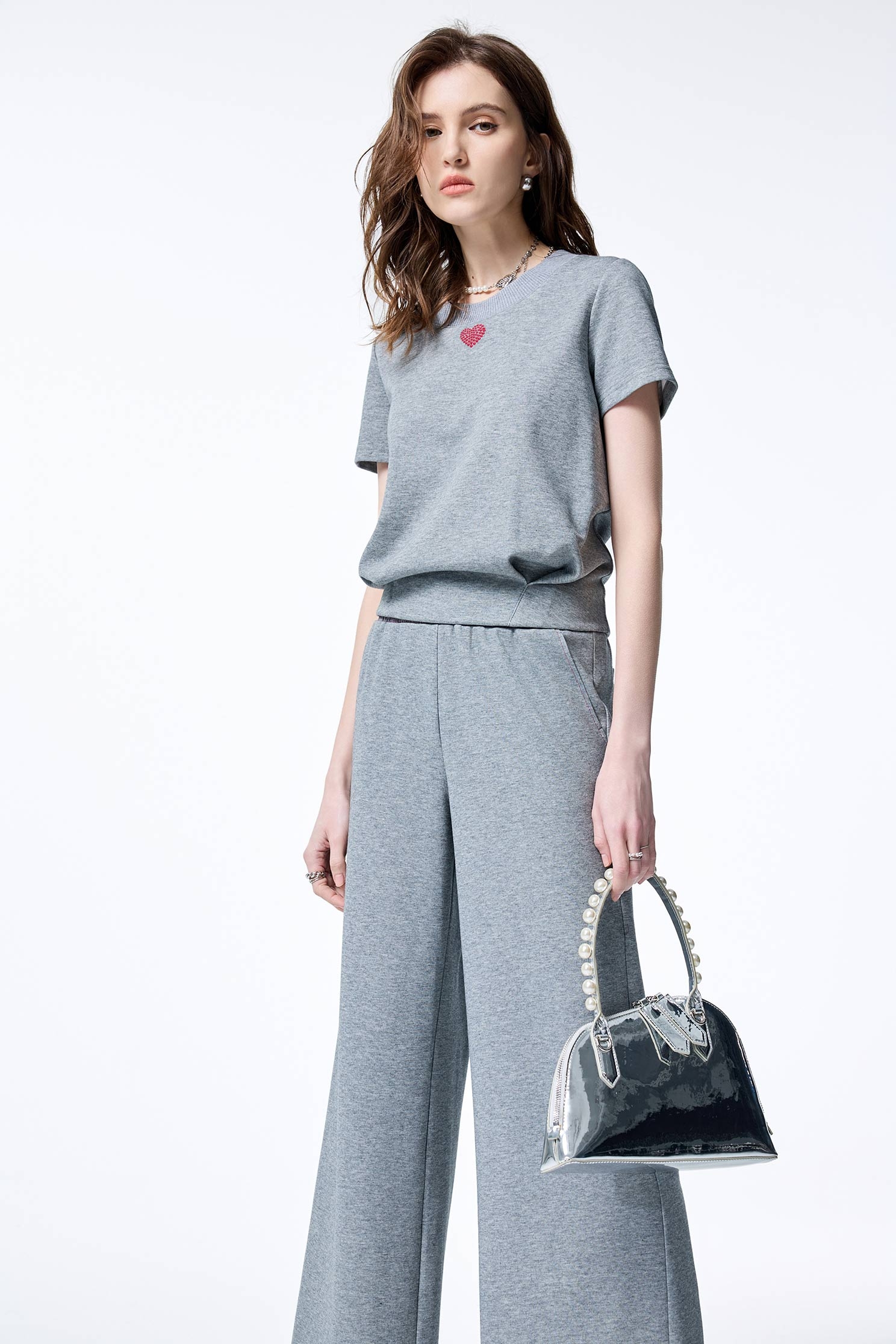 Heart Logo Short Sleeve TeeHeart Logo Short Sleeve Tee,Tops,Season (SS) Look,pearl