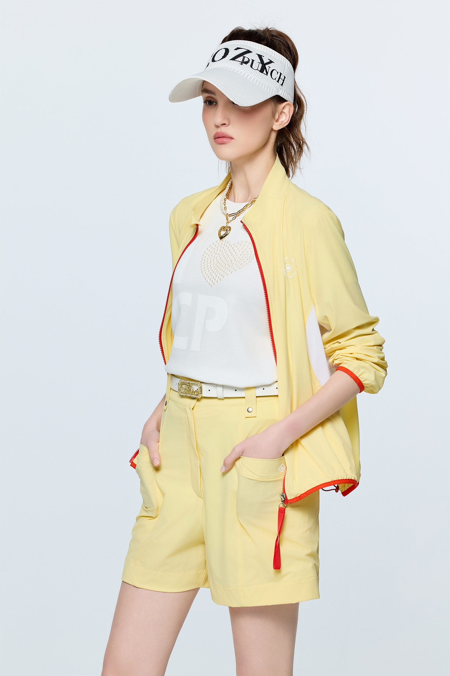 Front Zip Sun Protection Collagen JacketIce Blue Collagen Jacket,Cool Tech Activewear,CoolTechActivewear,COZY PUNCH,Jackets,Outerwear,Season (SS) Look