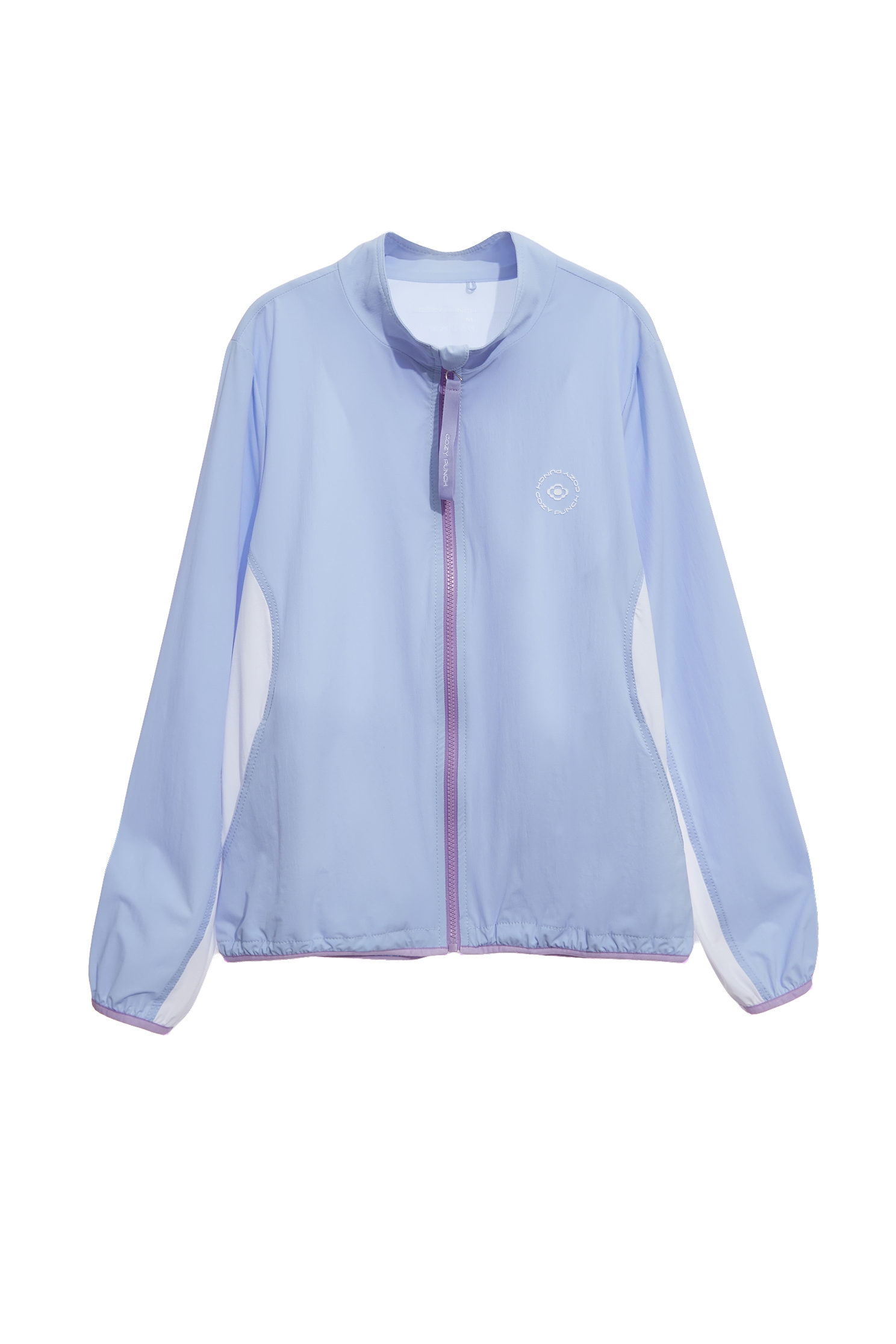 Front Zip Sun Protection Collagen JacketIce Blue Collagen Jacket,Cool Tech Activewear,CoolTechActivewear,COZY PUNCH,Jackets,Outerwear,Season (SS) Look